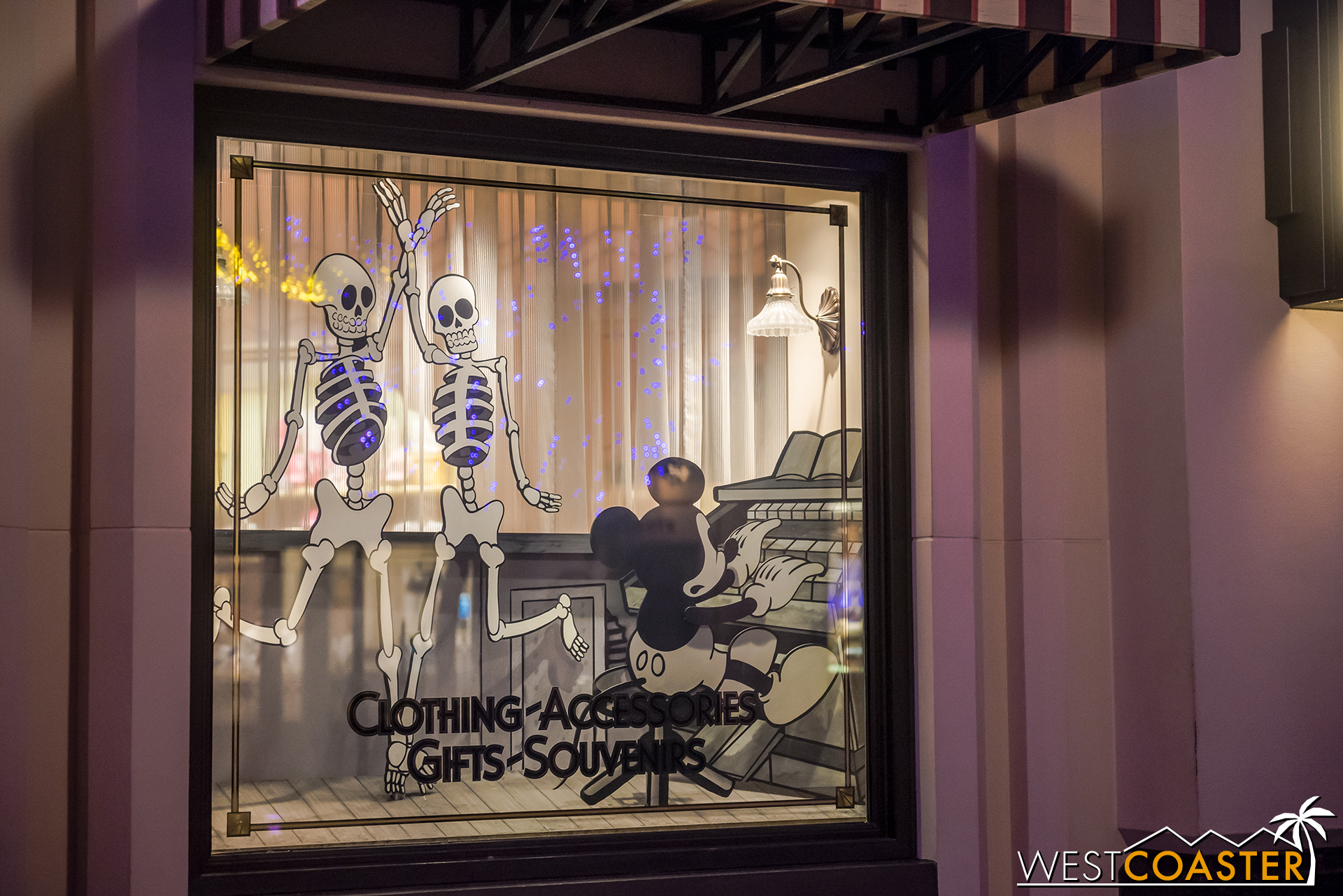  The Buena Vista Street storefronts have been updated with some spooky decor! 