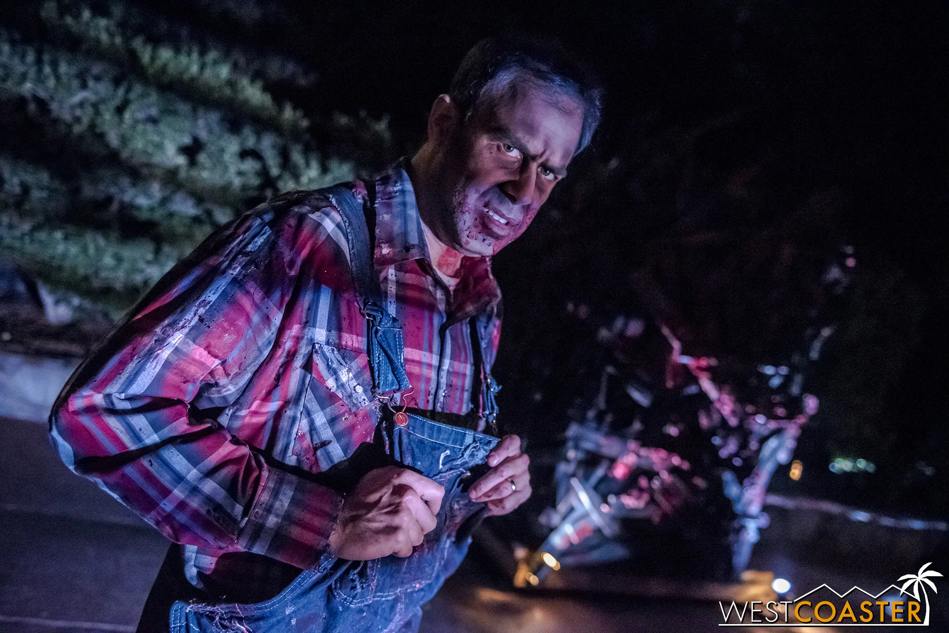In comparison to the other scare zones, The Shadows unfortunately seemed half done and an afterthought. Though again, the limited talent on hand did appear to be working hard.
