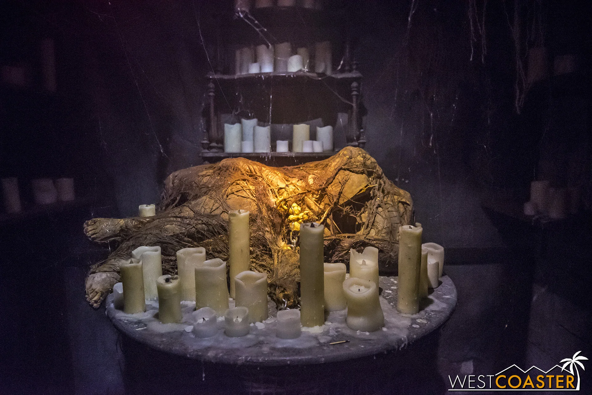 Bodies, all wrapped up ritualistically.