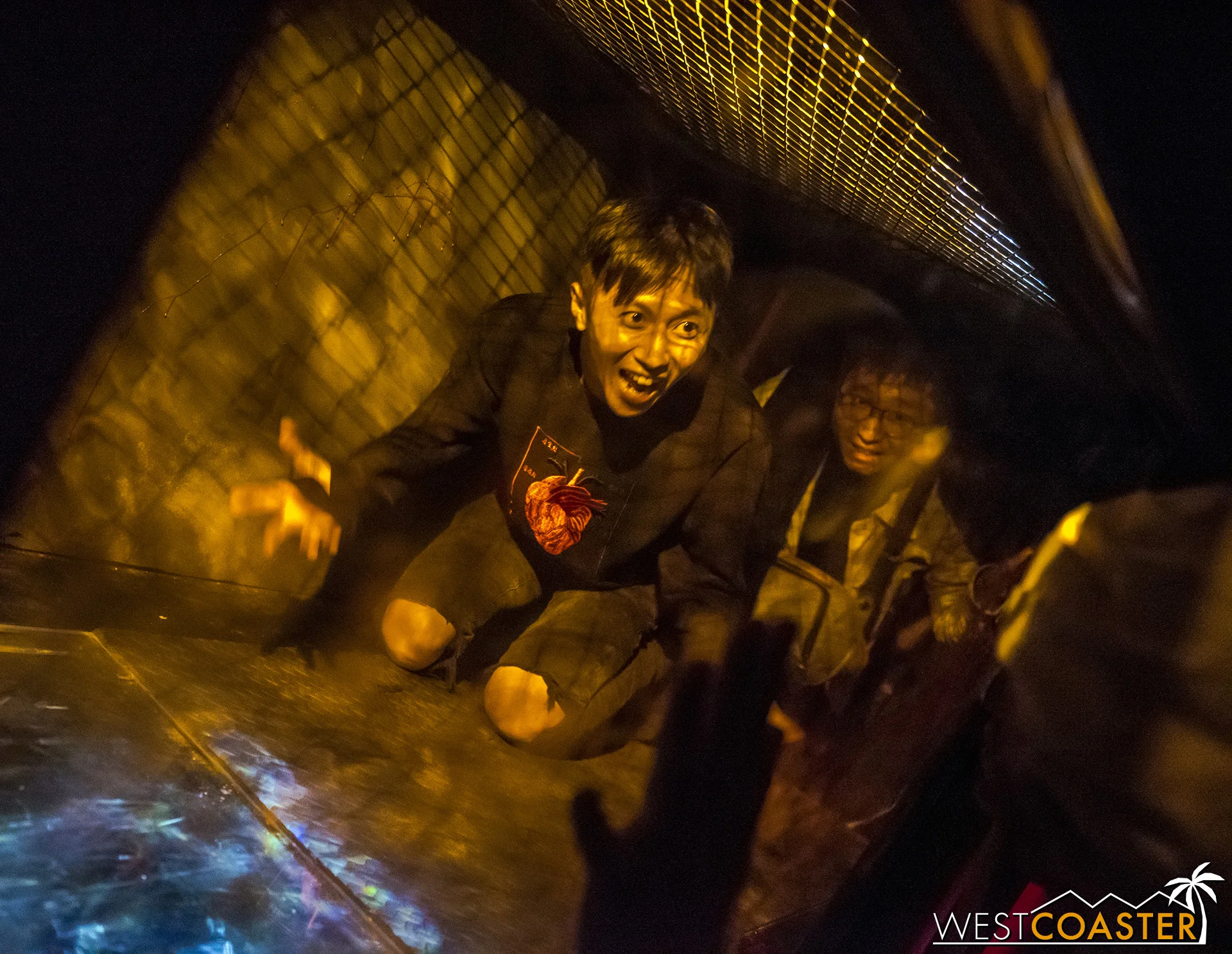 Unlucky guests will have to crawl through a tunnel normally reserved for slaughtering livestock.