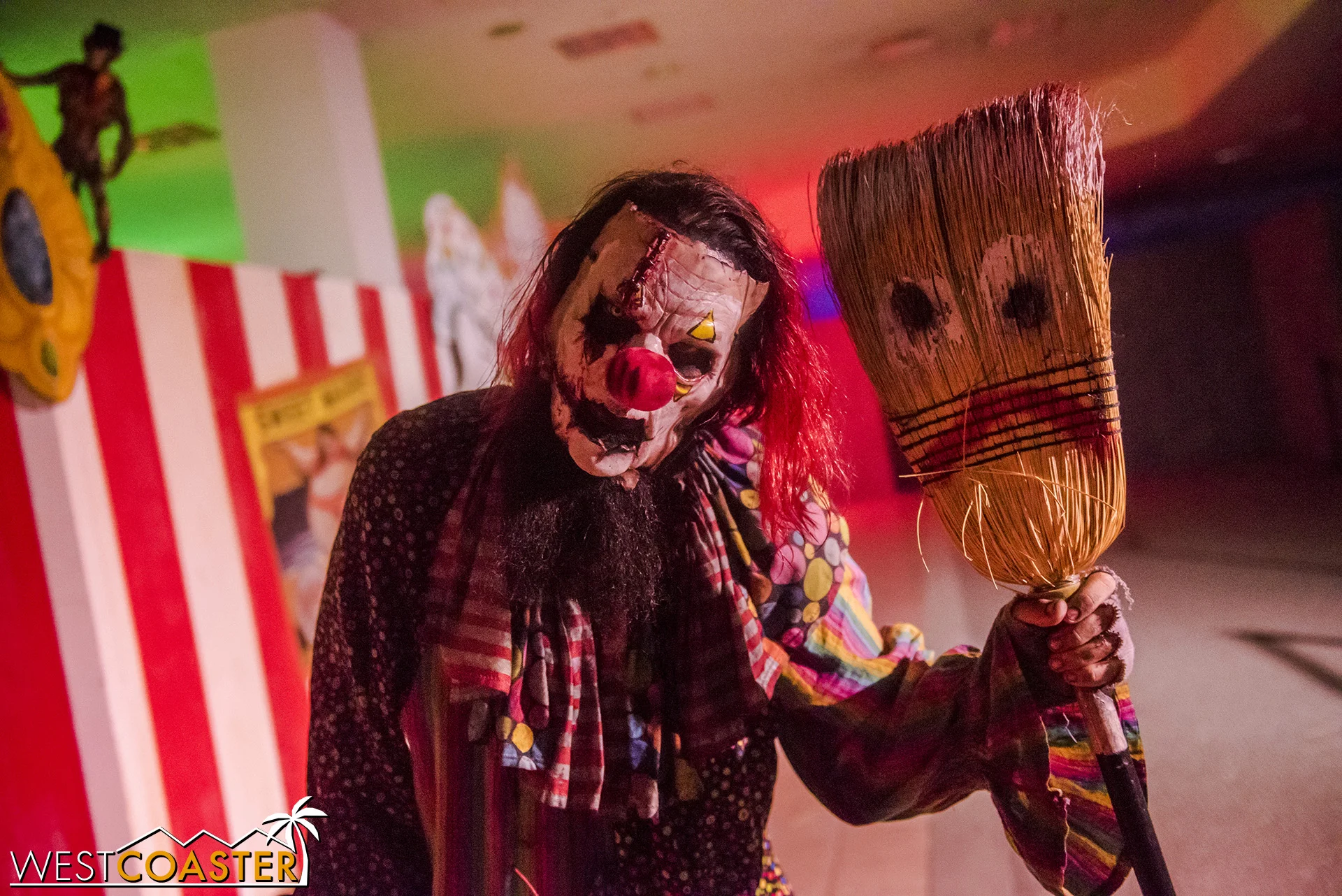 There are two main scare zones—one themed to clowns.