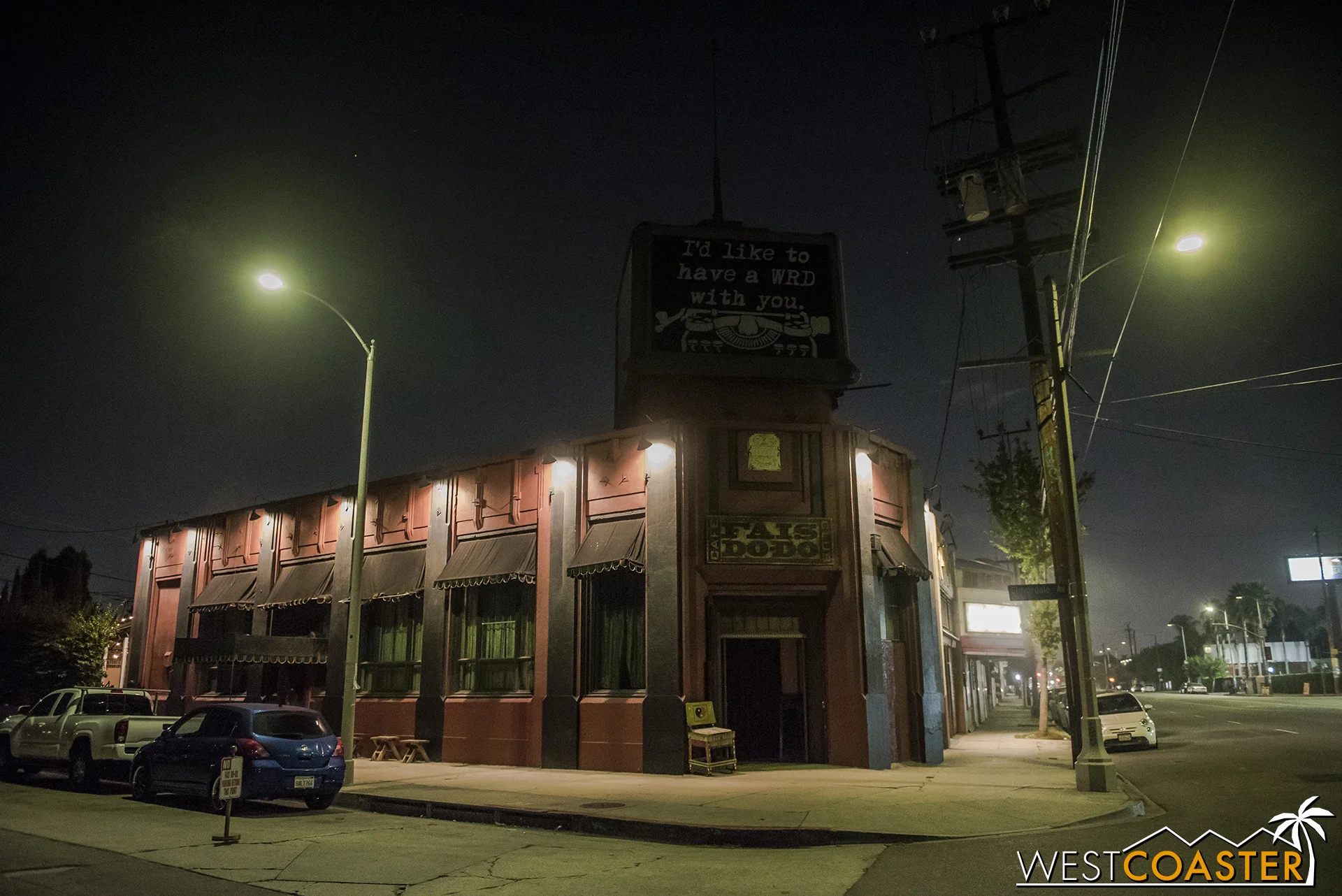 Guests should turn the corner of Adams and proceed northward along S. Cloverdale to find the check-in area.