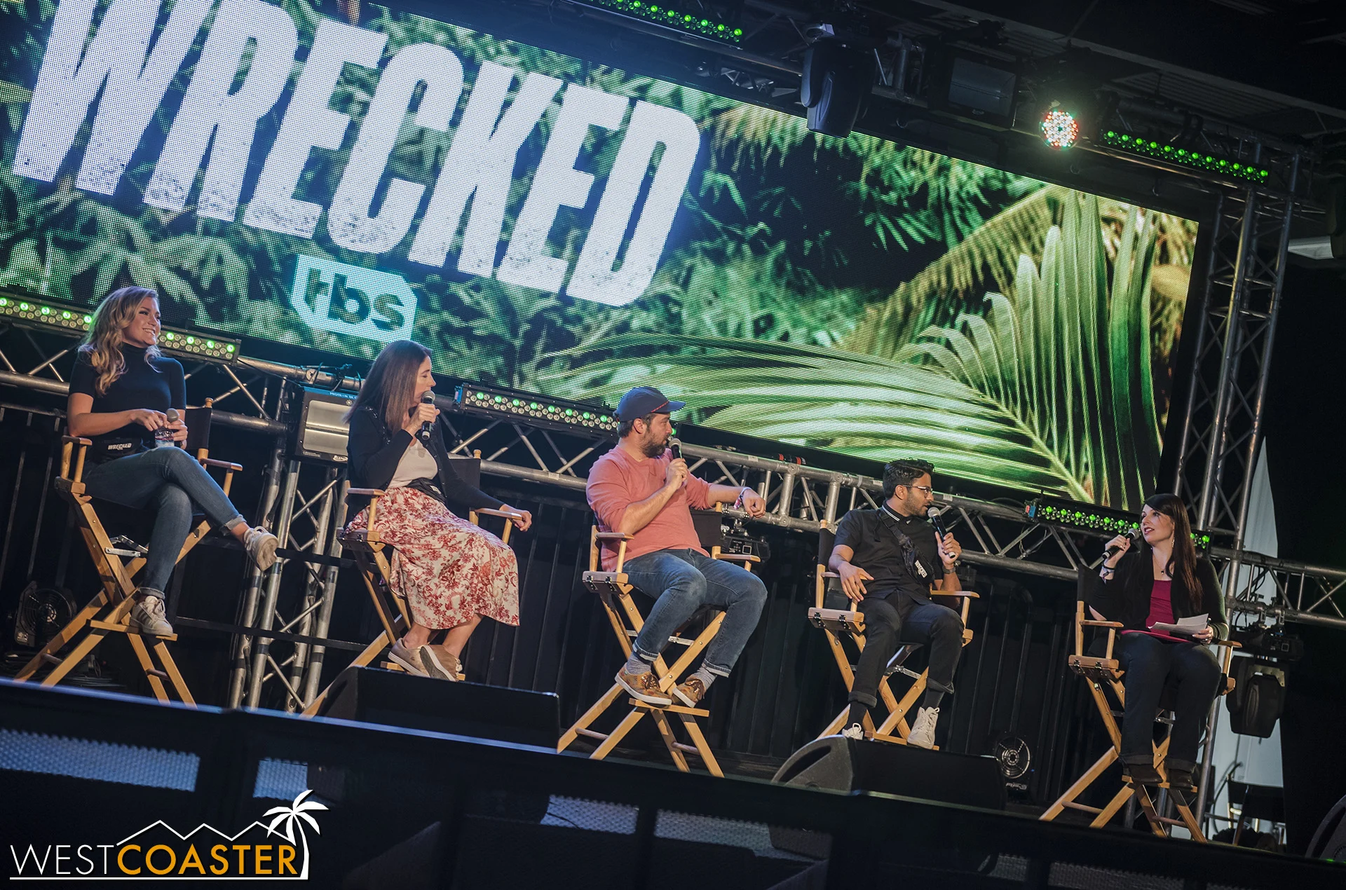 Panels were held in the Huntington Beach Building during the afternoon, which later played host to the nighttime dance stage for various DJ artists.