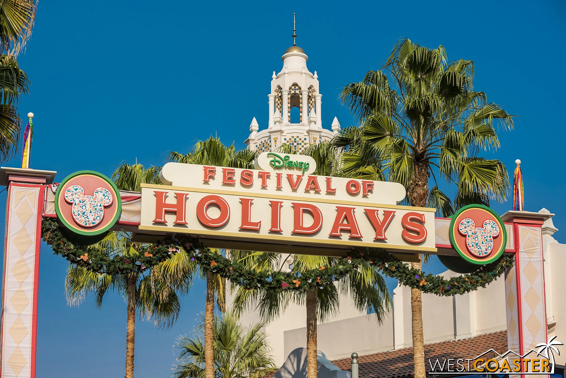 The Festival of Holidays is back along the Parade Corridor between Buena Vista Street and Pacific Wharf and Paradise Park.