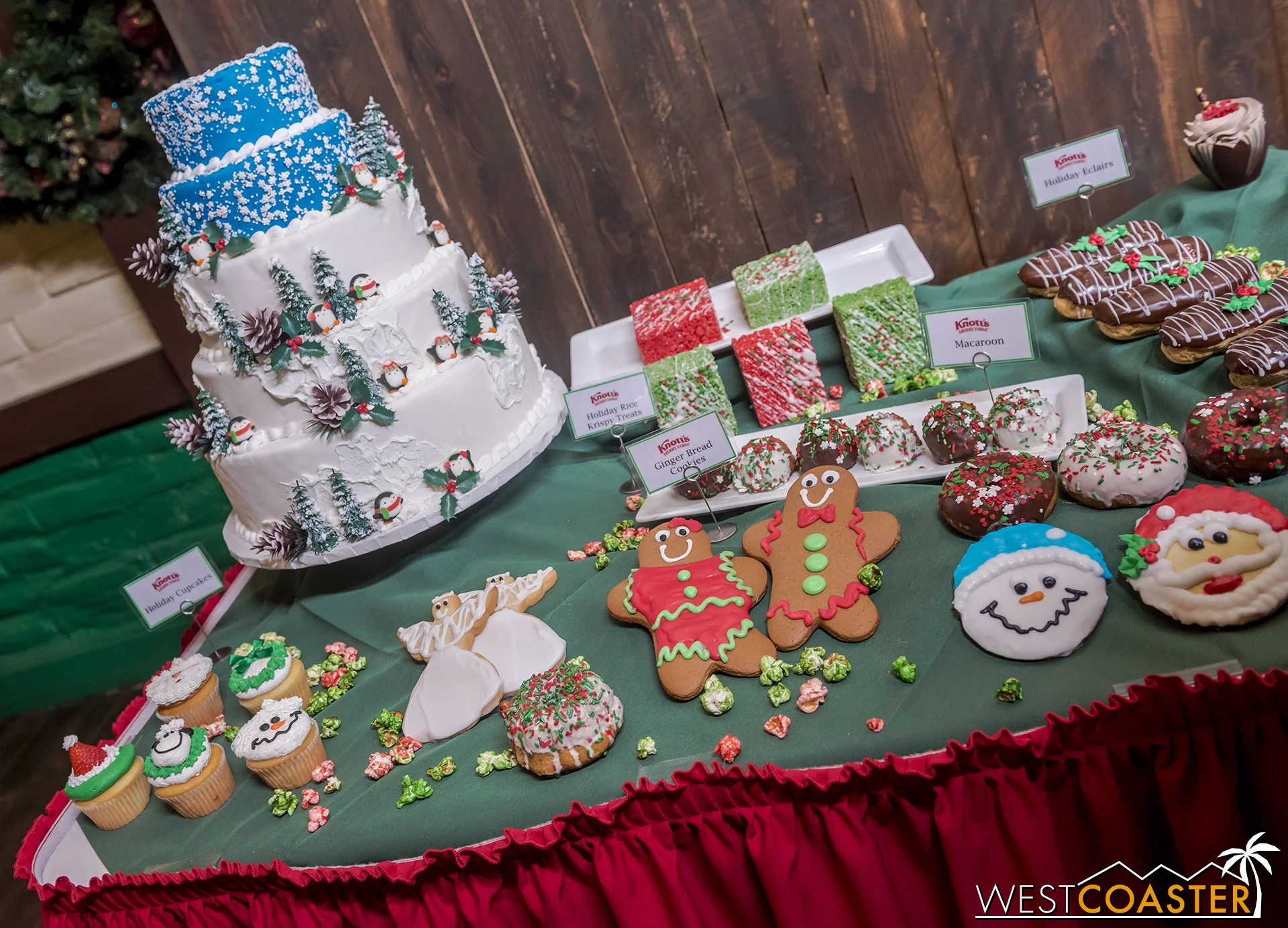 There are lots of snacks and desserts too!