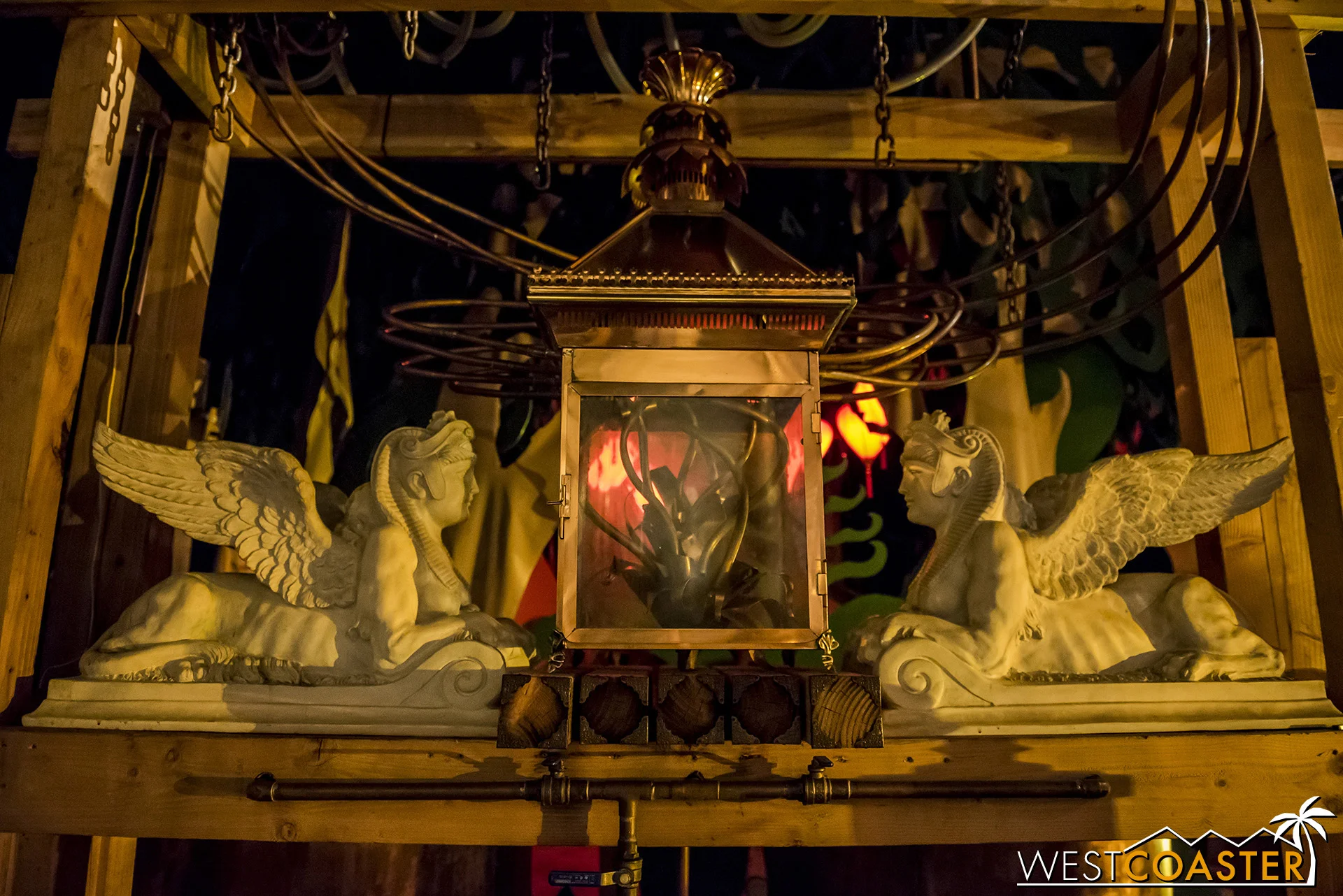What might seem to be decorative fixtures actually serves as part of the spirits-making equipment at Lost Spirits.