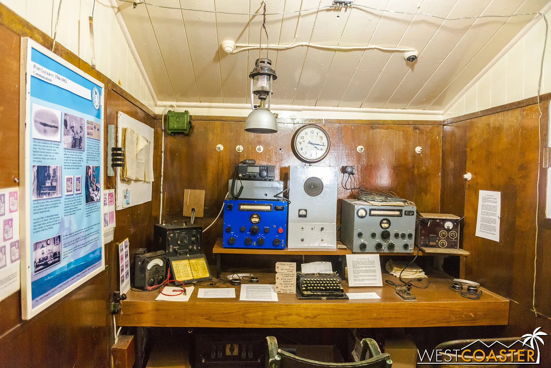More equipment set up in an adjacent office.