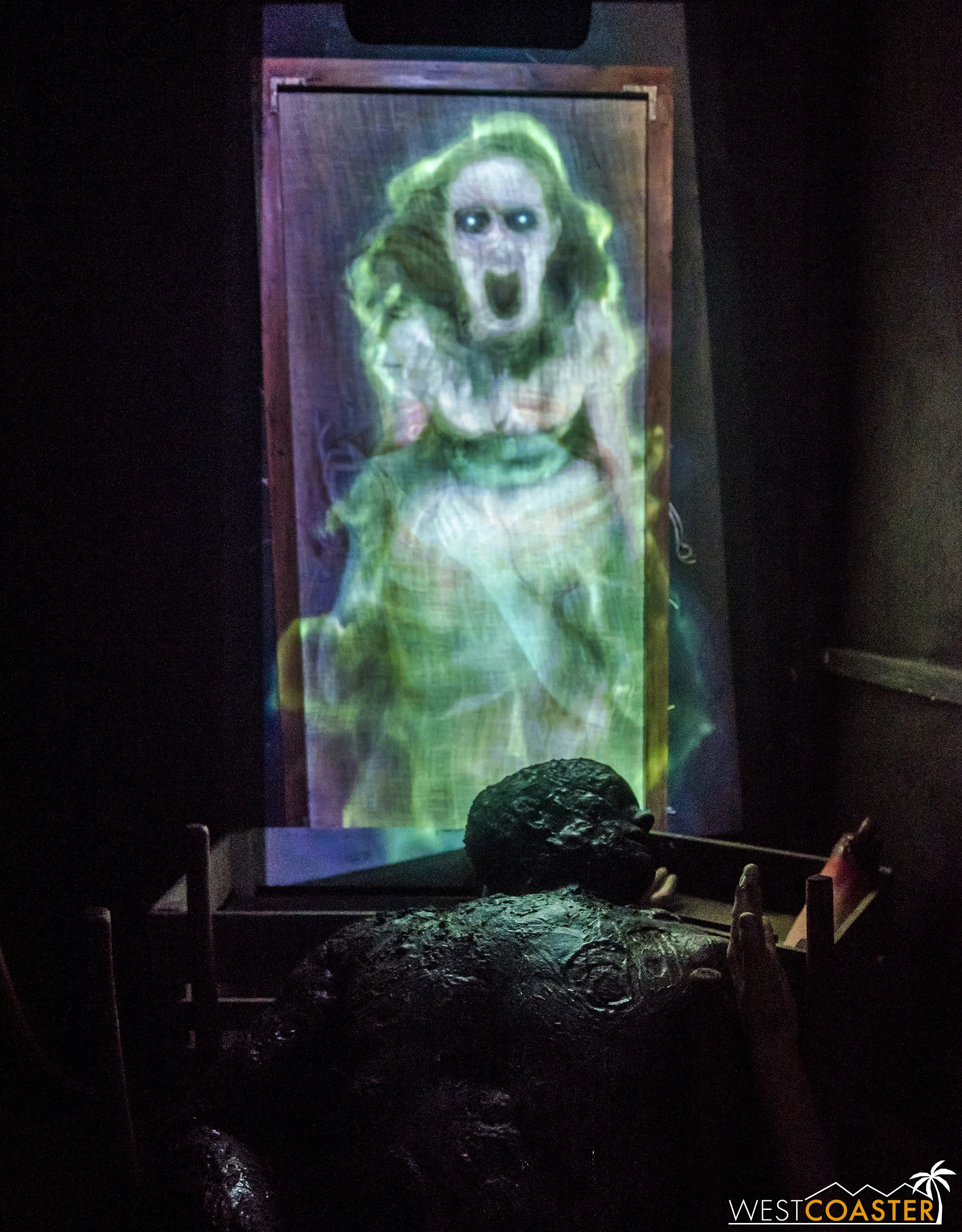Some special effects scares made up for a more limited number of live monsters here.