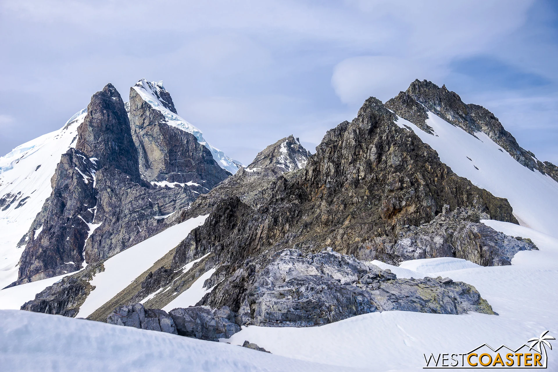 The dramatic peaks of the Antarctic peninsula!