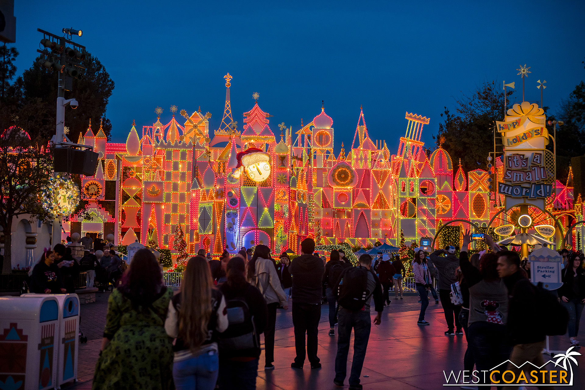  It’s a Small World is still Christmas-y. 