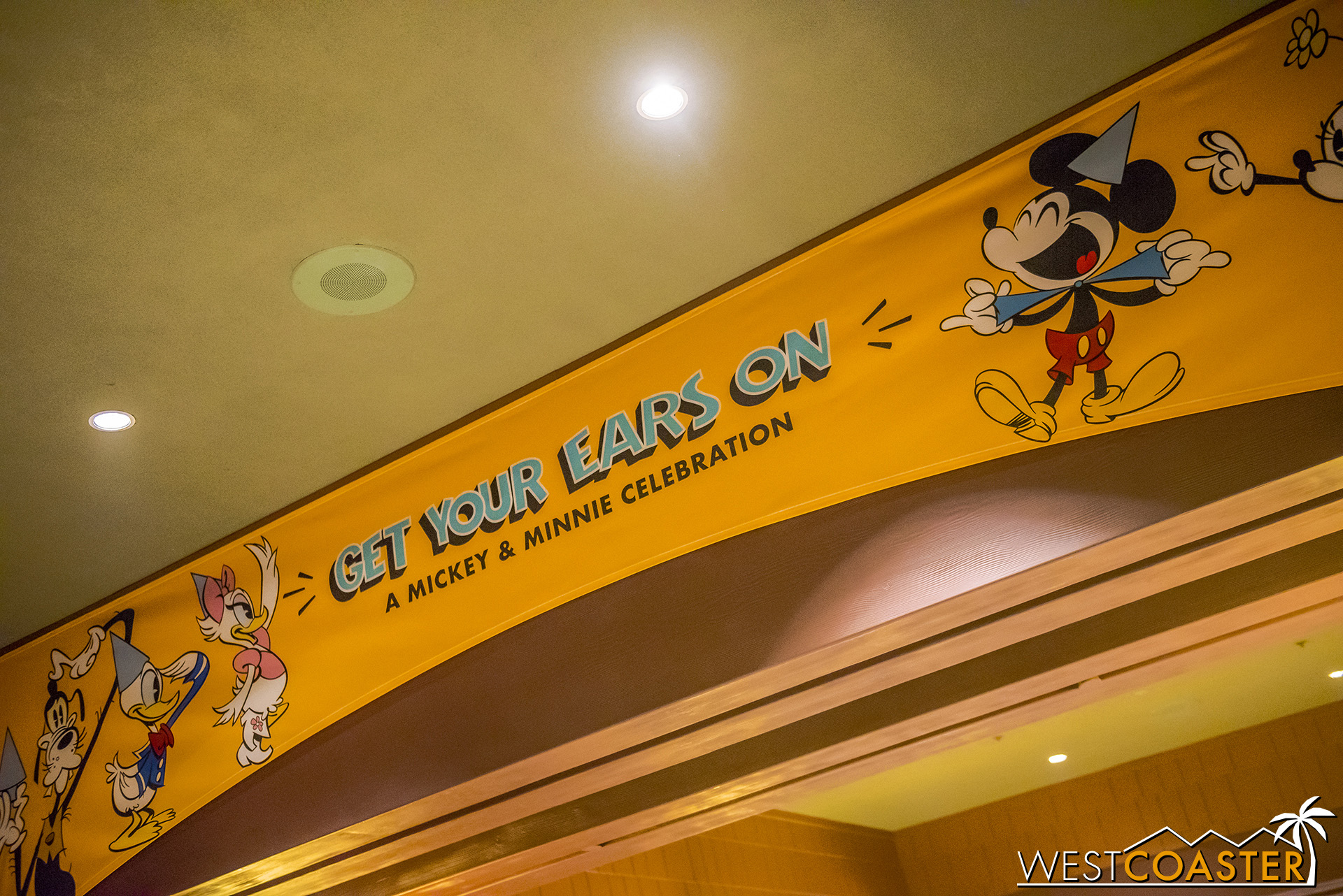  These banners are everywhere throughout the Resort… in Downtown Disney, along the streets, and even in the hotel areas. 
