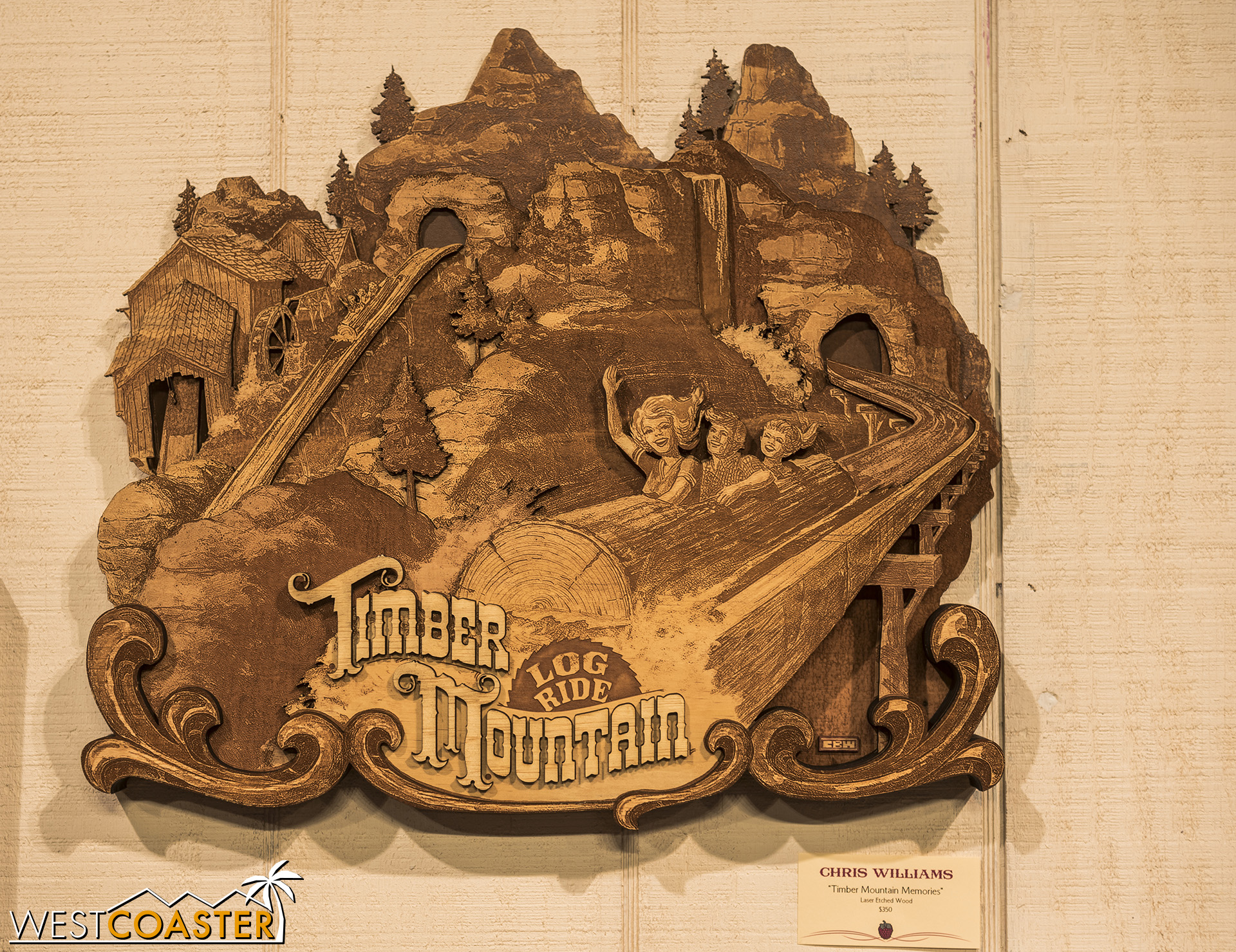  A woodcut of the Log Ride is certainly fitting. 