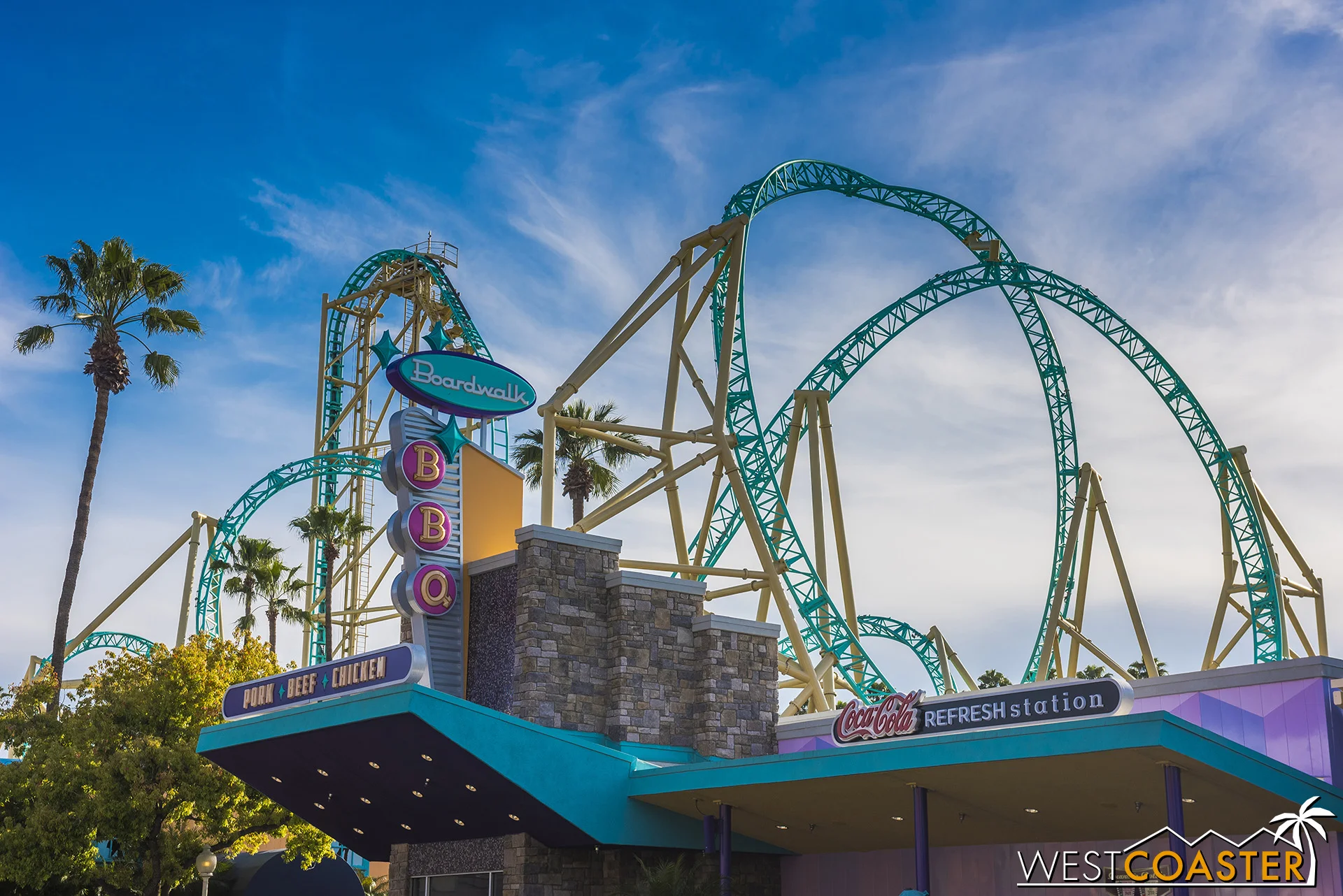 Yeah, it’s been a great and popular addition to the park. On Sunday, the lines were at least 70 minutes long!