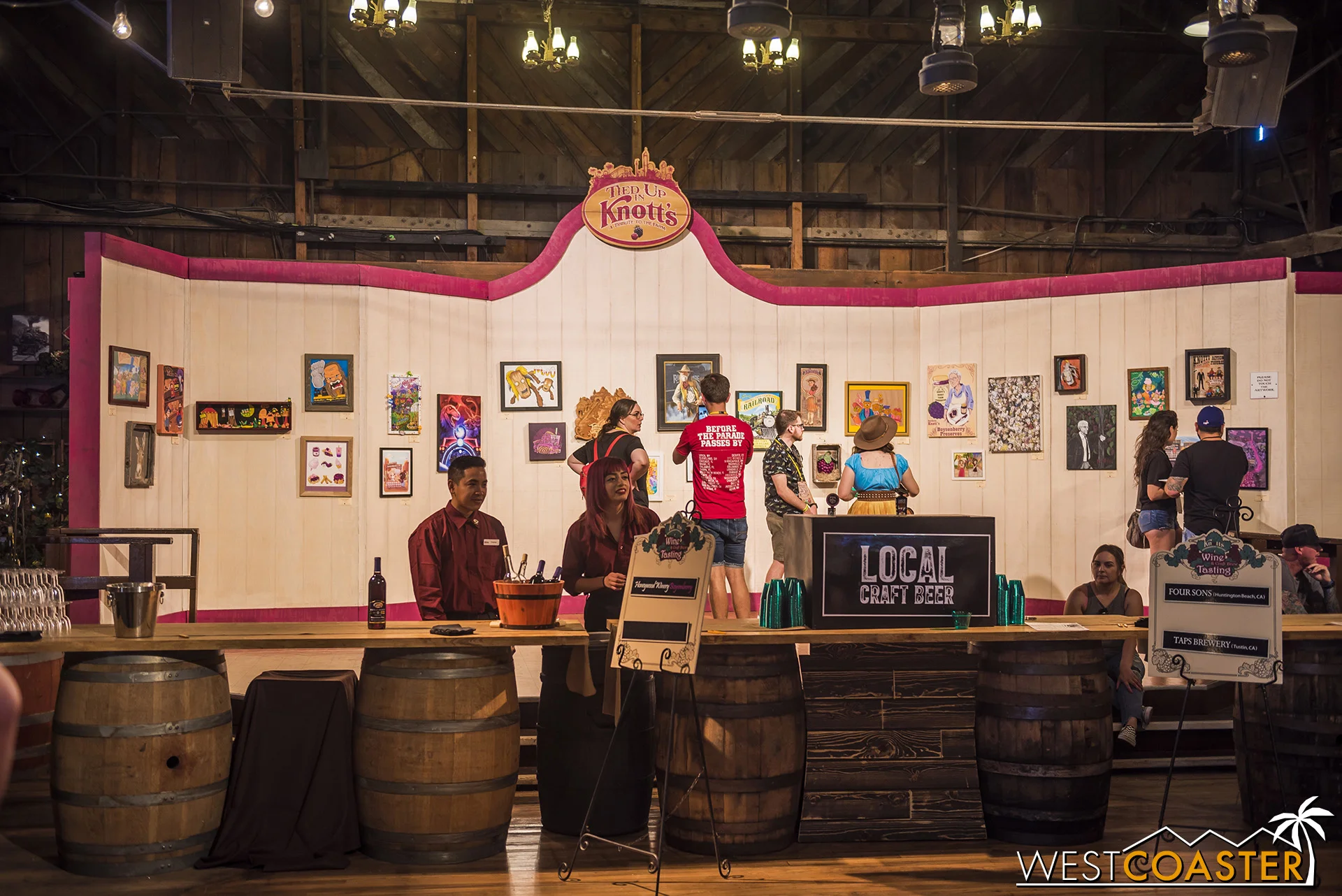  The Tangled Up in Knott’s art show is back in the Wilderness Dance Hall. 