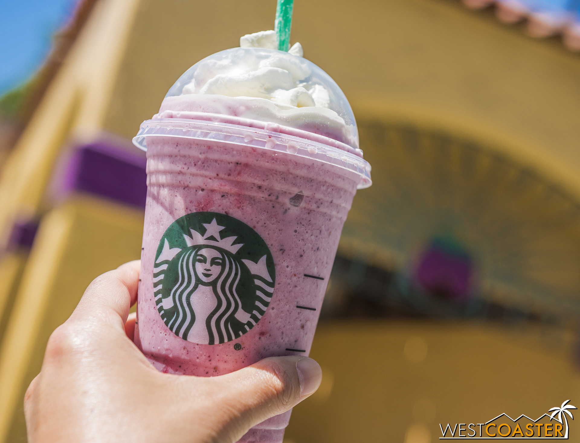  The Knott’s Berry Farm Starbucks is once again selling boysenberry frappuccino.  The only location that does! 
