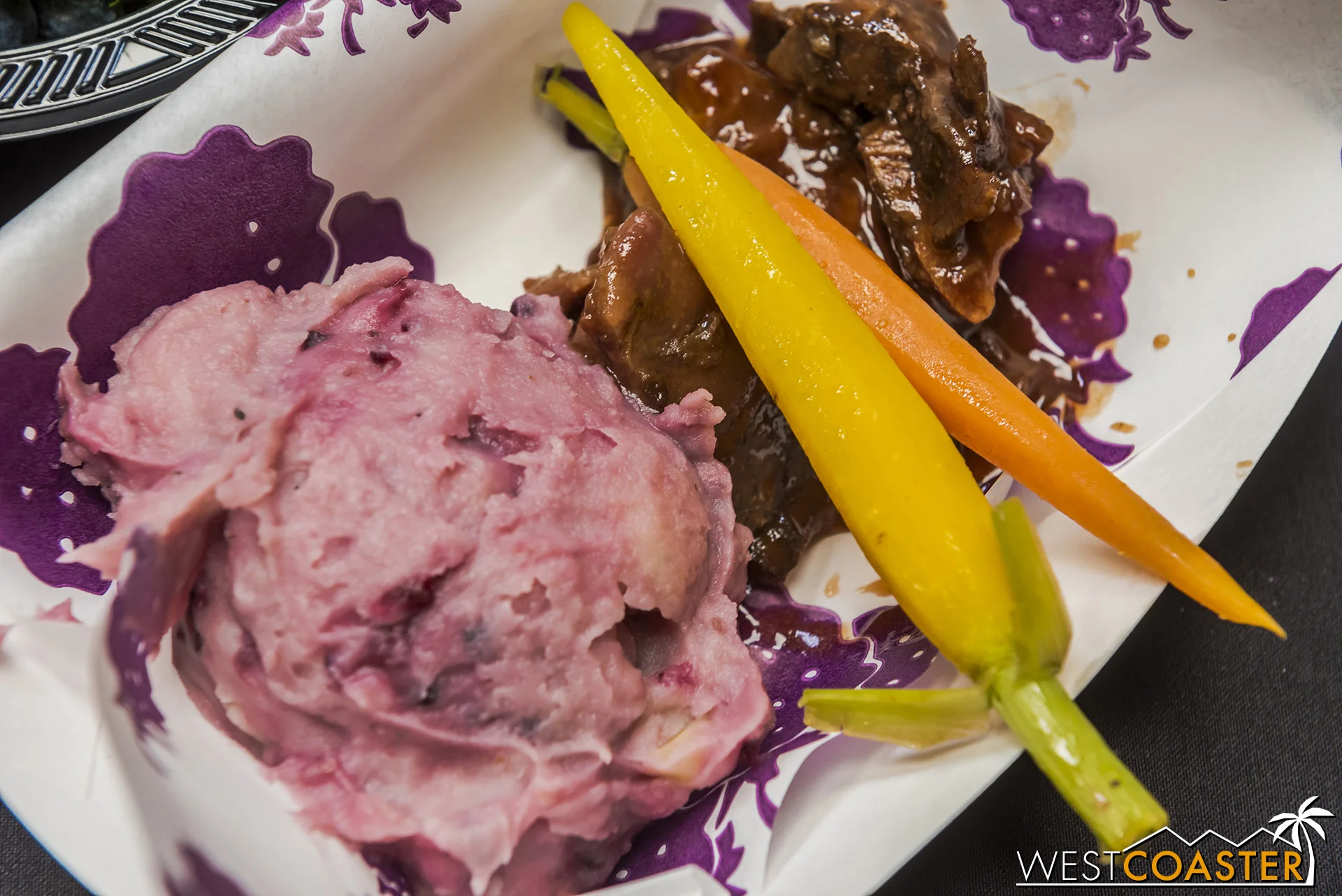  The Pot Roast with Boysenberry Mashed Potatoes and Carrots, at Spurs Resturant, is fantastic! 
