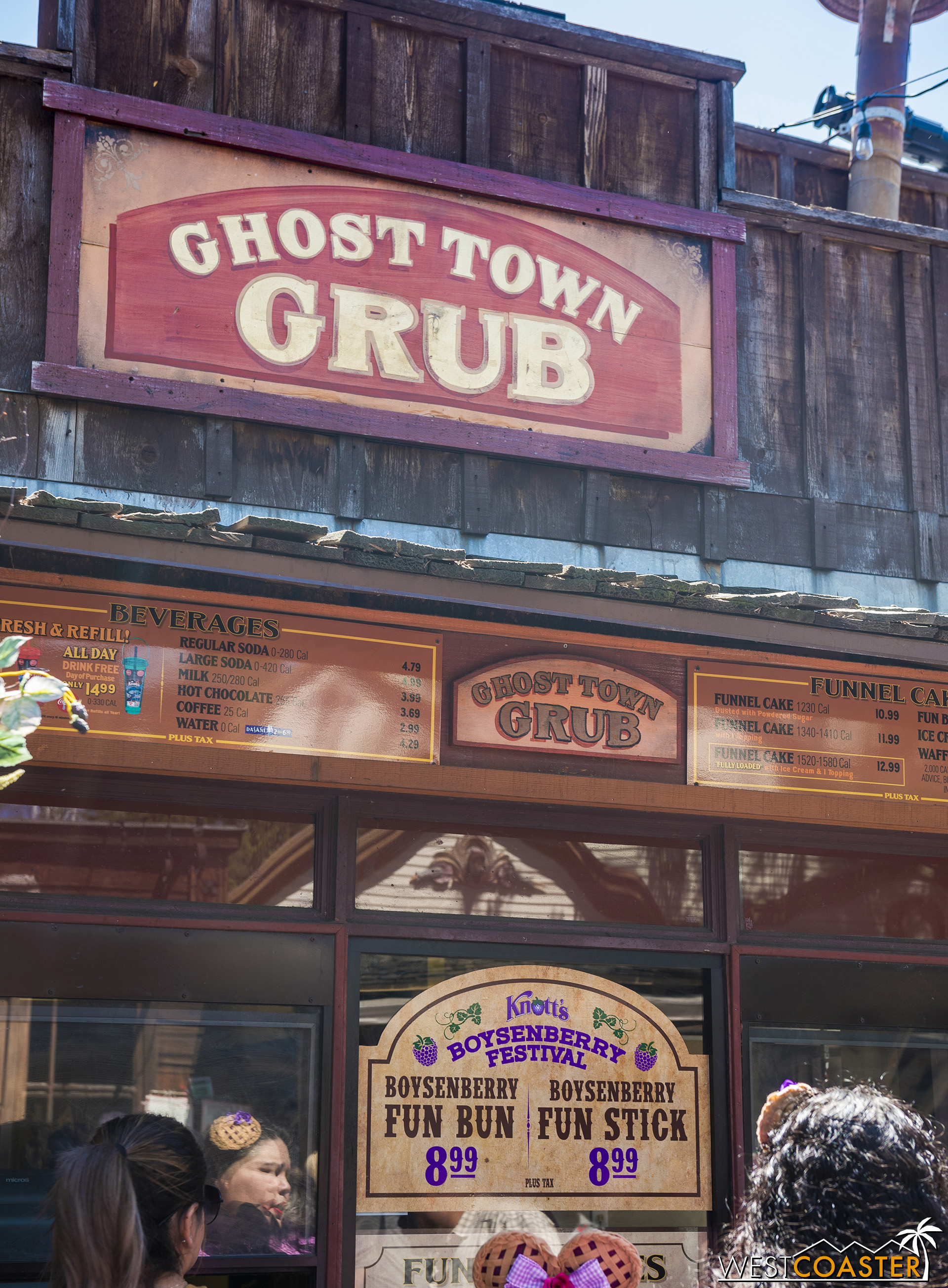  You can still get a Fun Bun or Fun Stick at Ghost Town Grub, beside’s Goldie’s Place. 