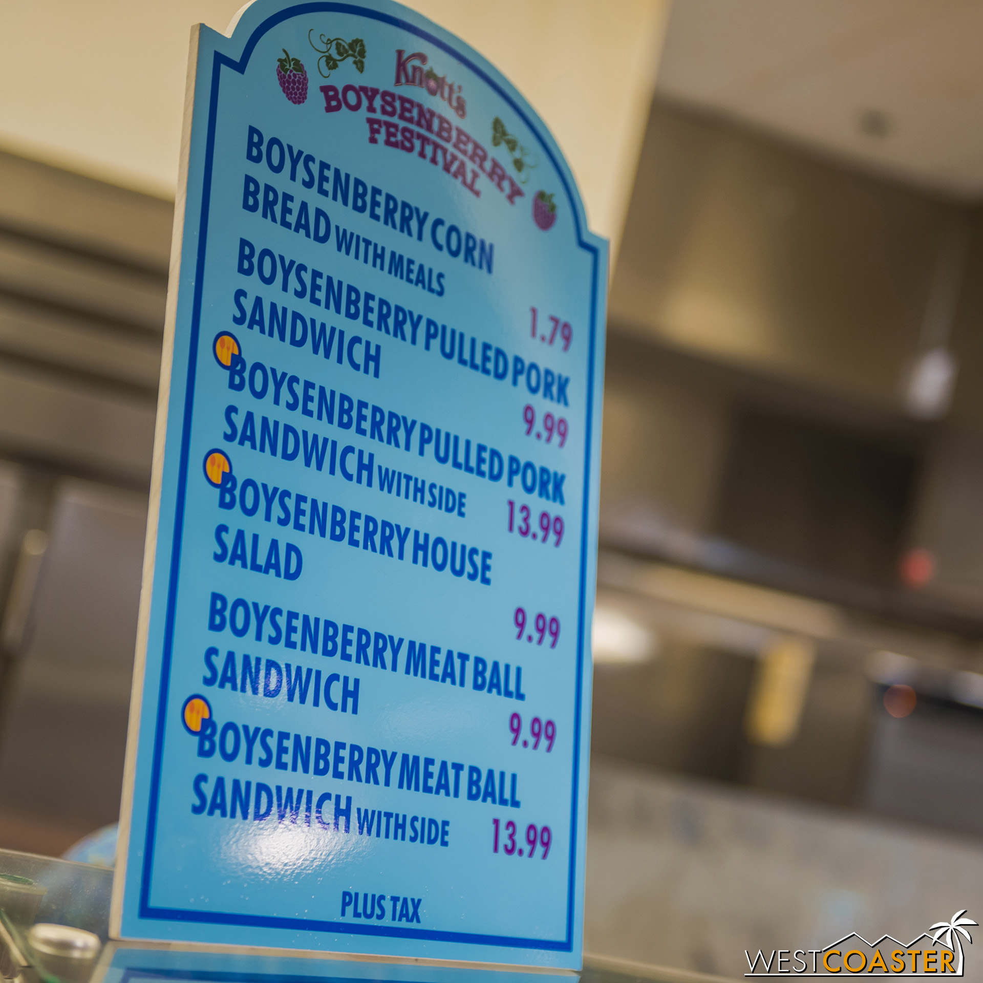  The Boardwalk BBQ has a big selection of boysenberry barbecue! 