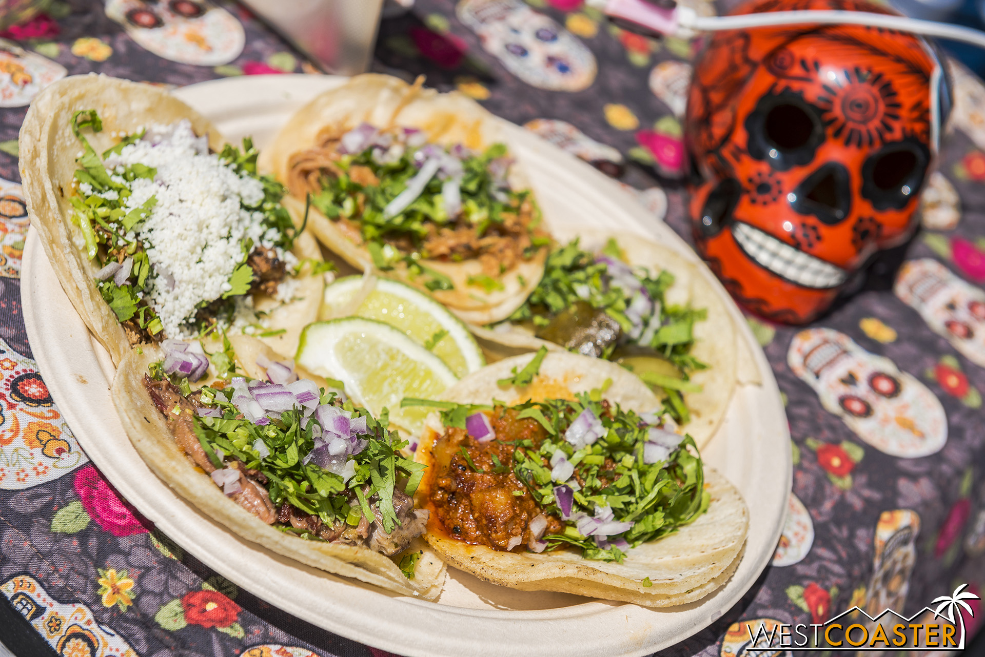  A variety of tacos. 