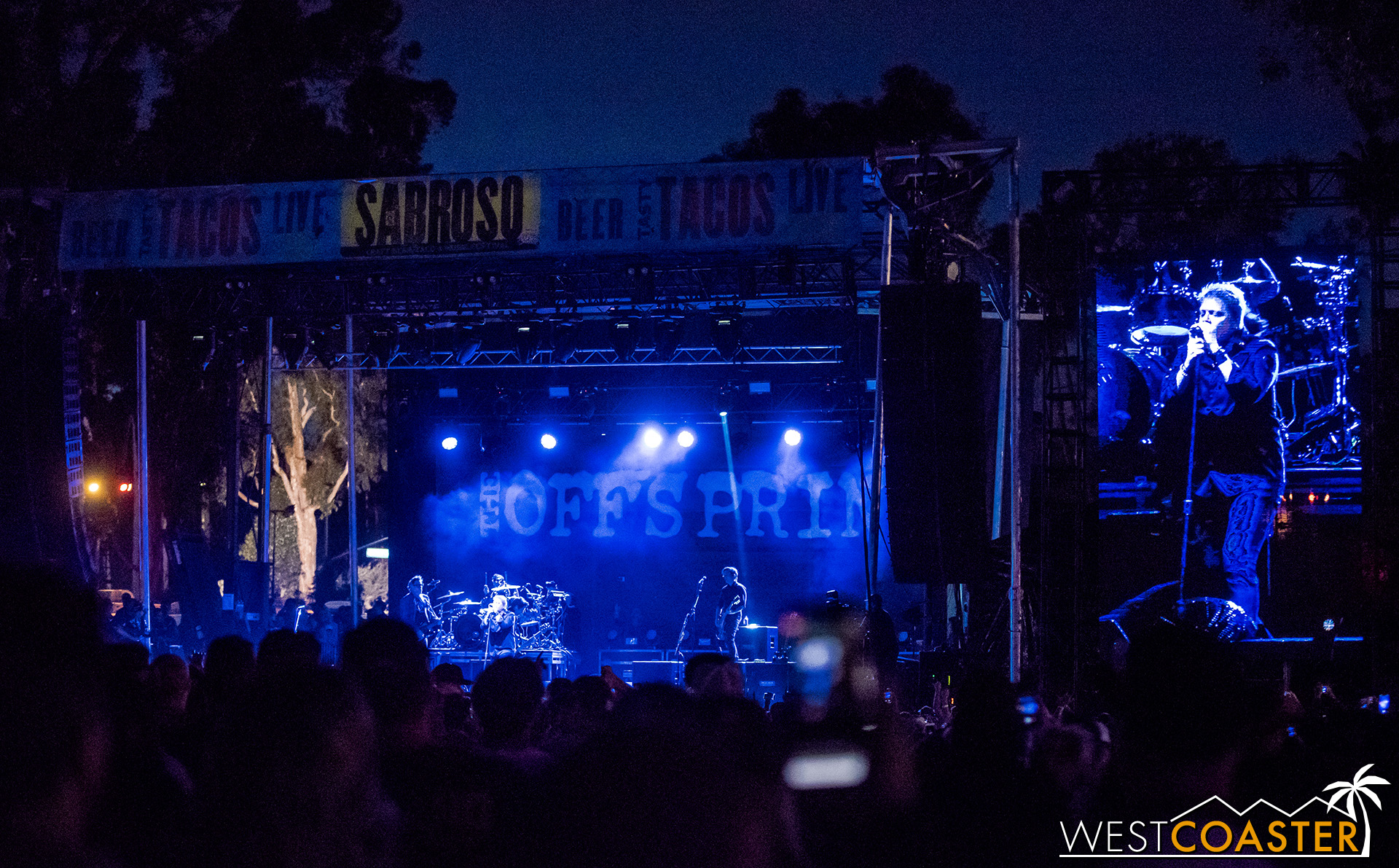  The Offspring, closing out and headlining their own festival. 