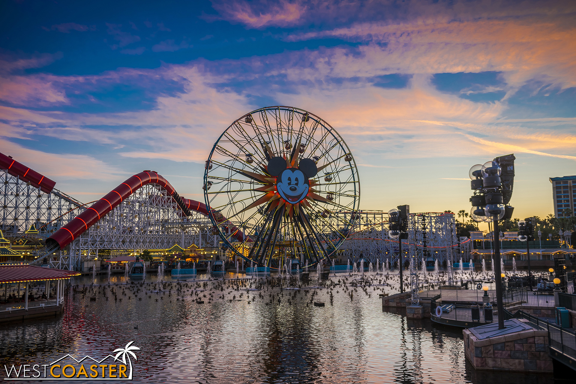  Nice sunset and the world as a Carousel of Color.   
