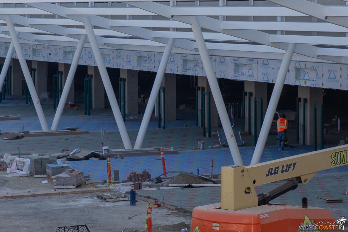 I’m not sure how Mickey and Friends’ security will change (if it does), but it seems that security at the Pixar side is inside and under the awning. The entire layout of this thing is fascinating to observe, and eventually learn how it all is..well, laid out.