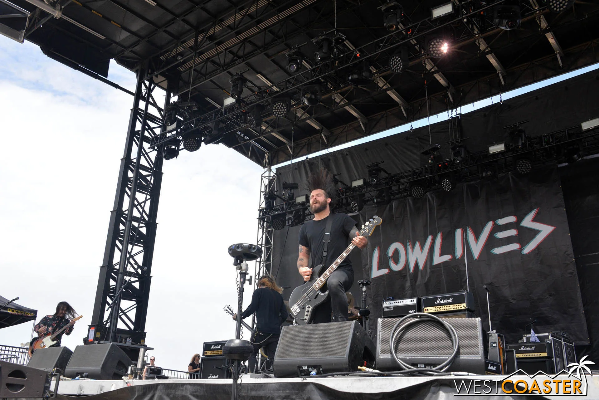 Lowlives perform at Back to the Beach festival..
