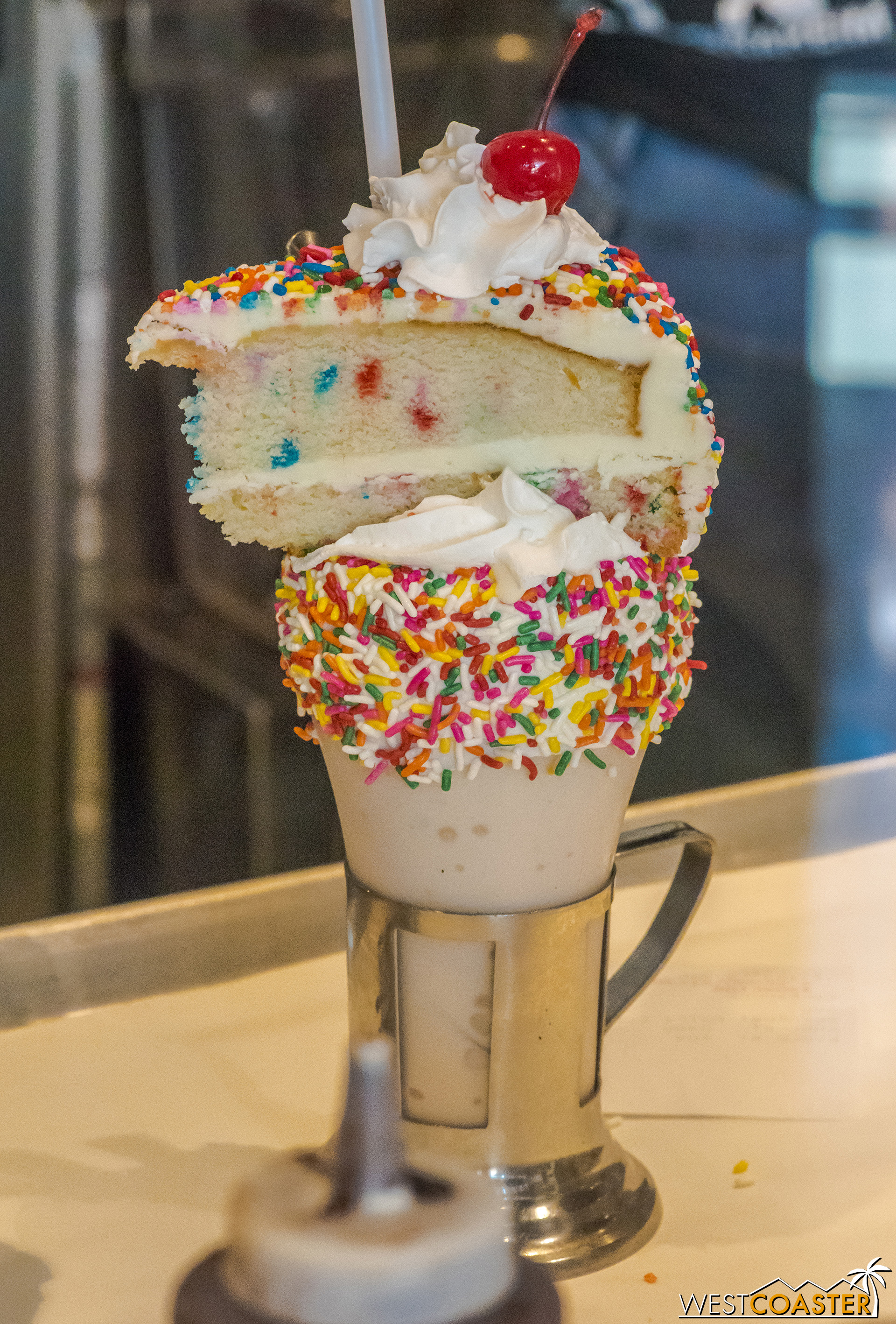  The Cake Shake, which is basically a birthday cake in shake form. Almost literally! 