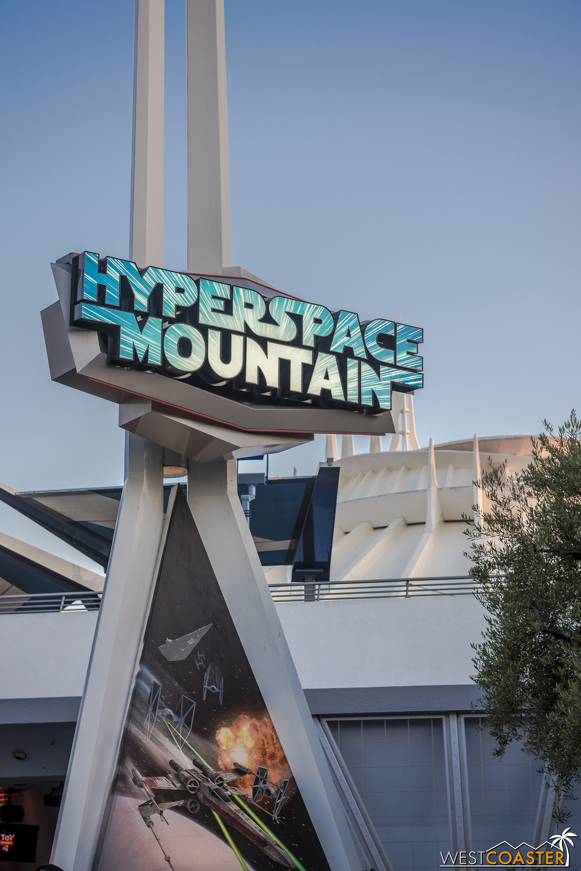  And Space Mountain is now hyper like a little kid. 