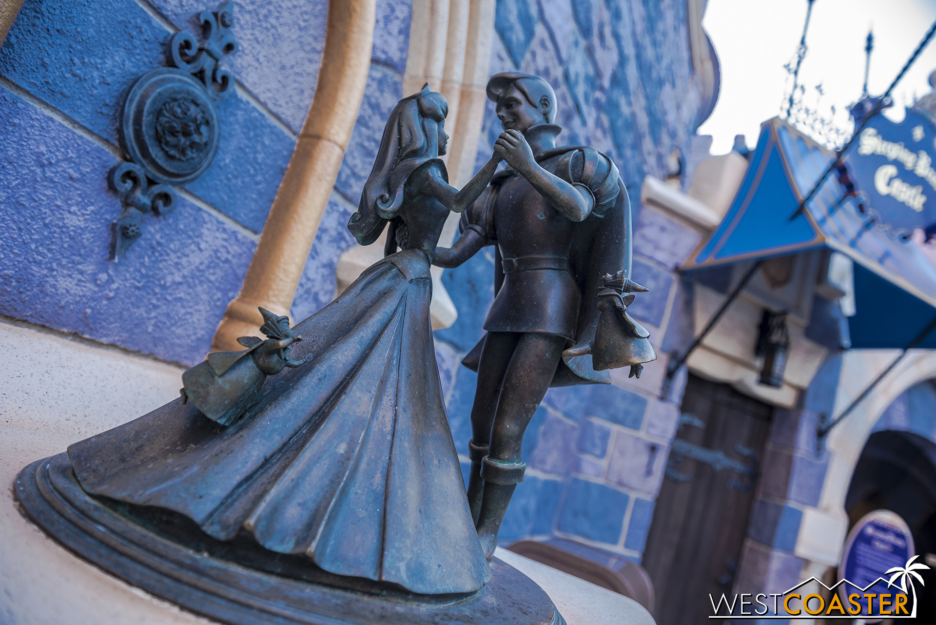  The Sleeping Beauty statue is also back. 
