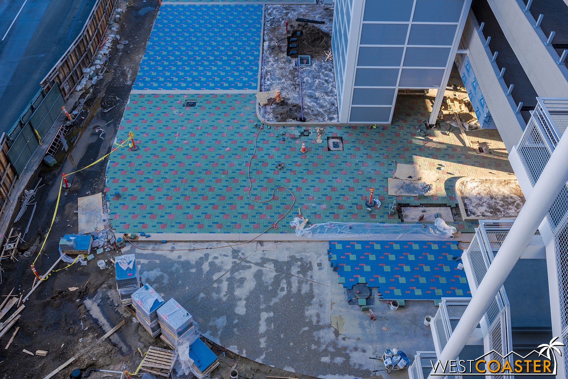  Still going on the pavers… 