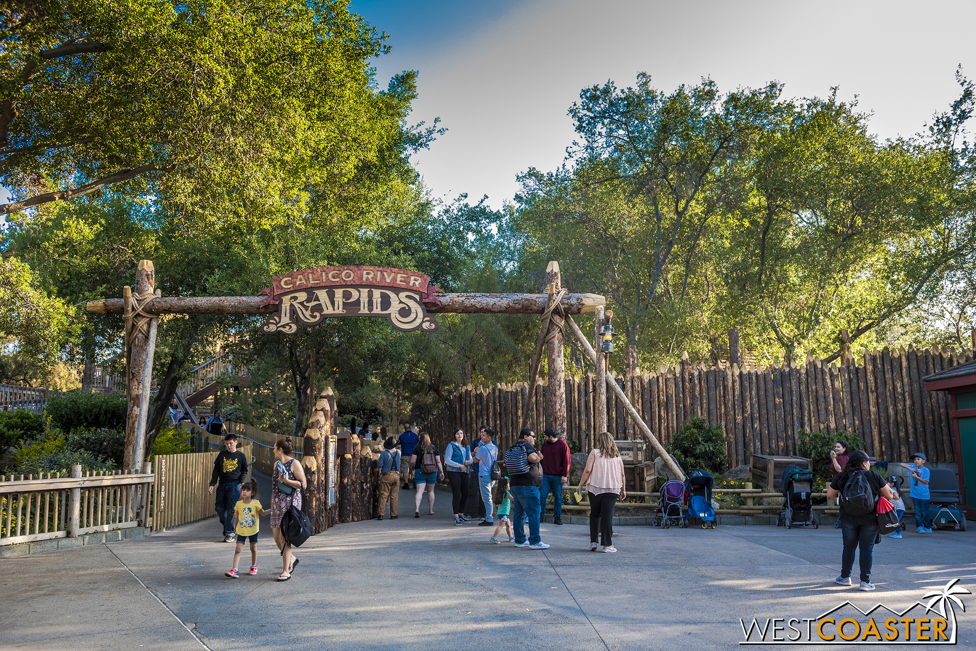  Welcome to Calico River Rapids!  An outpost at the edge of Ghost Town’s city limits. 