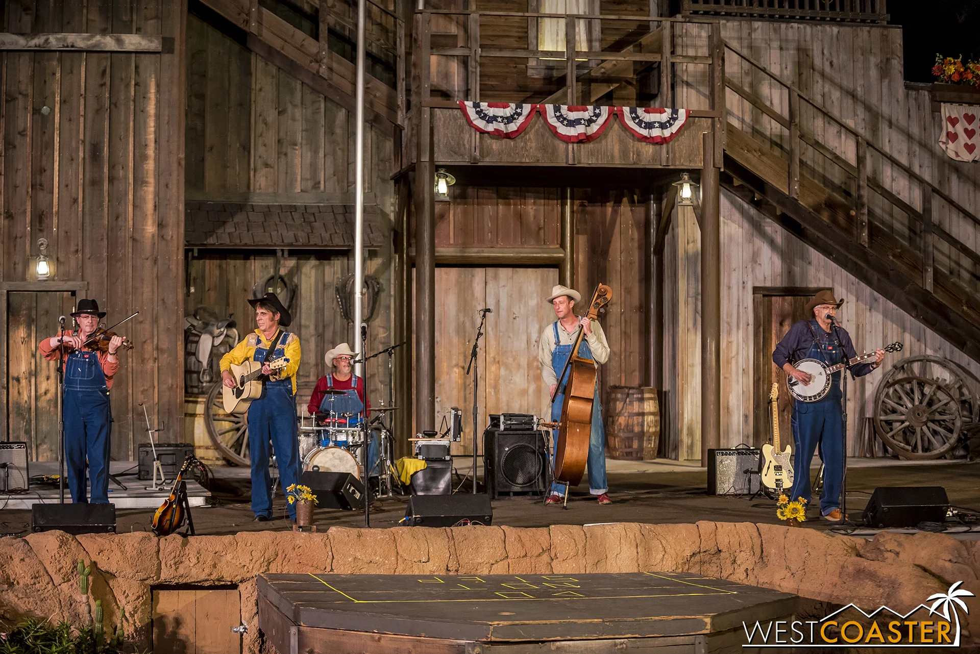 Krazy Kirk and the Hillbillies at the Wagon Camp.