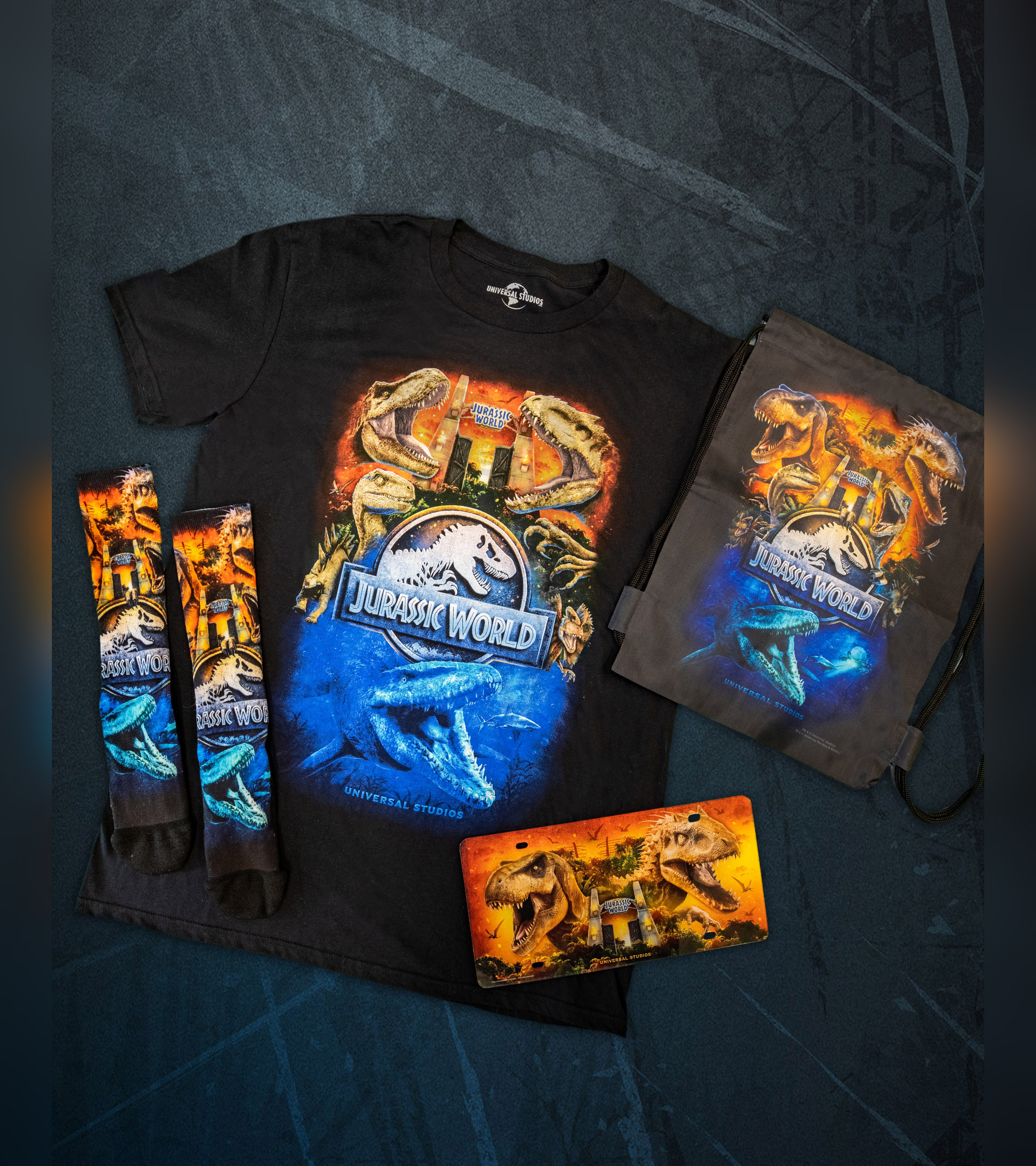 Some of the Jurassic World march to be available. (Photo courtesy of Universal Studios Hollywood.)