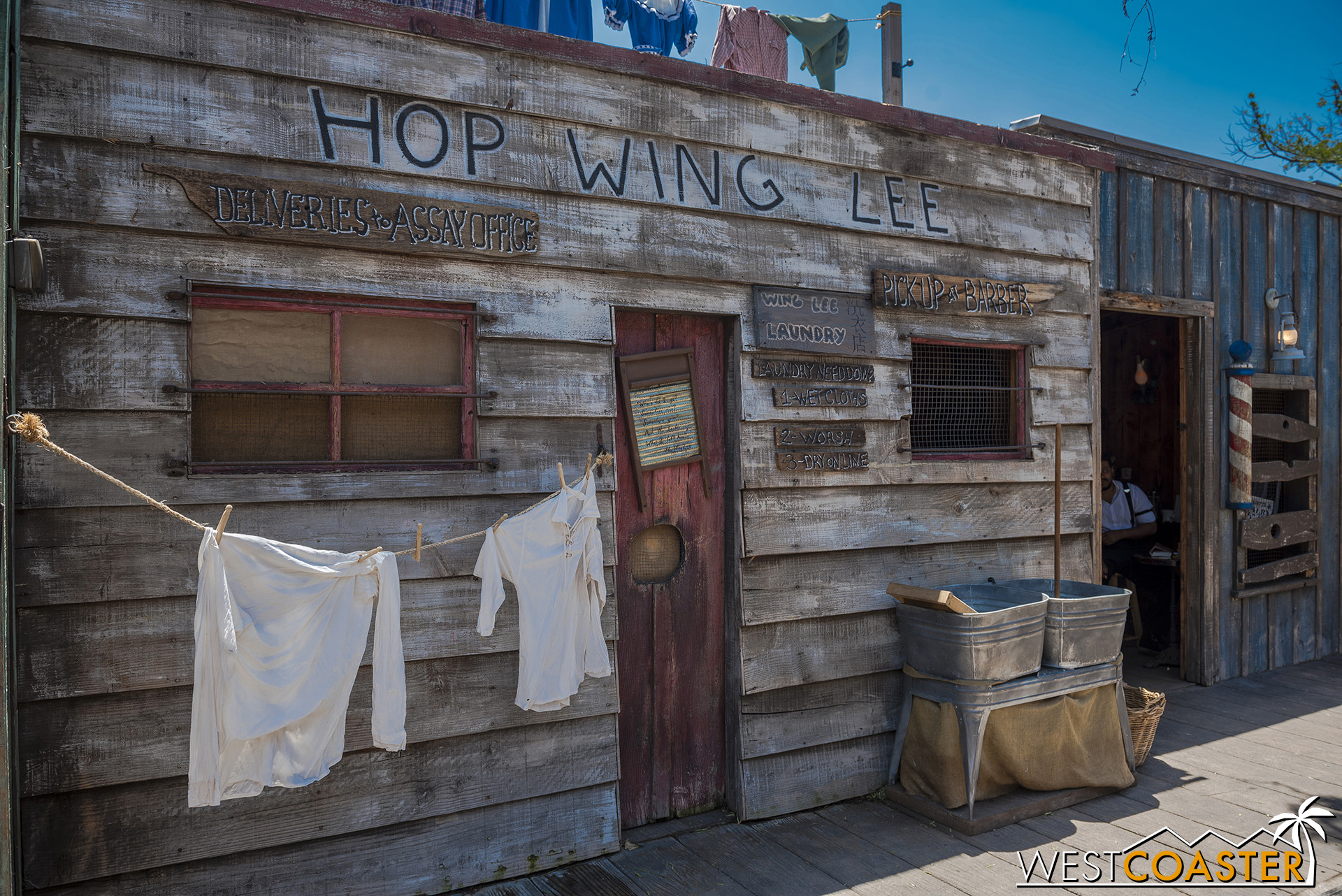  Except for Hop Wing Lee’s.  The town laundromat is once again closed despite the fortunes at the end of last season. 