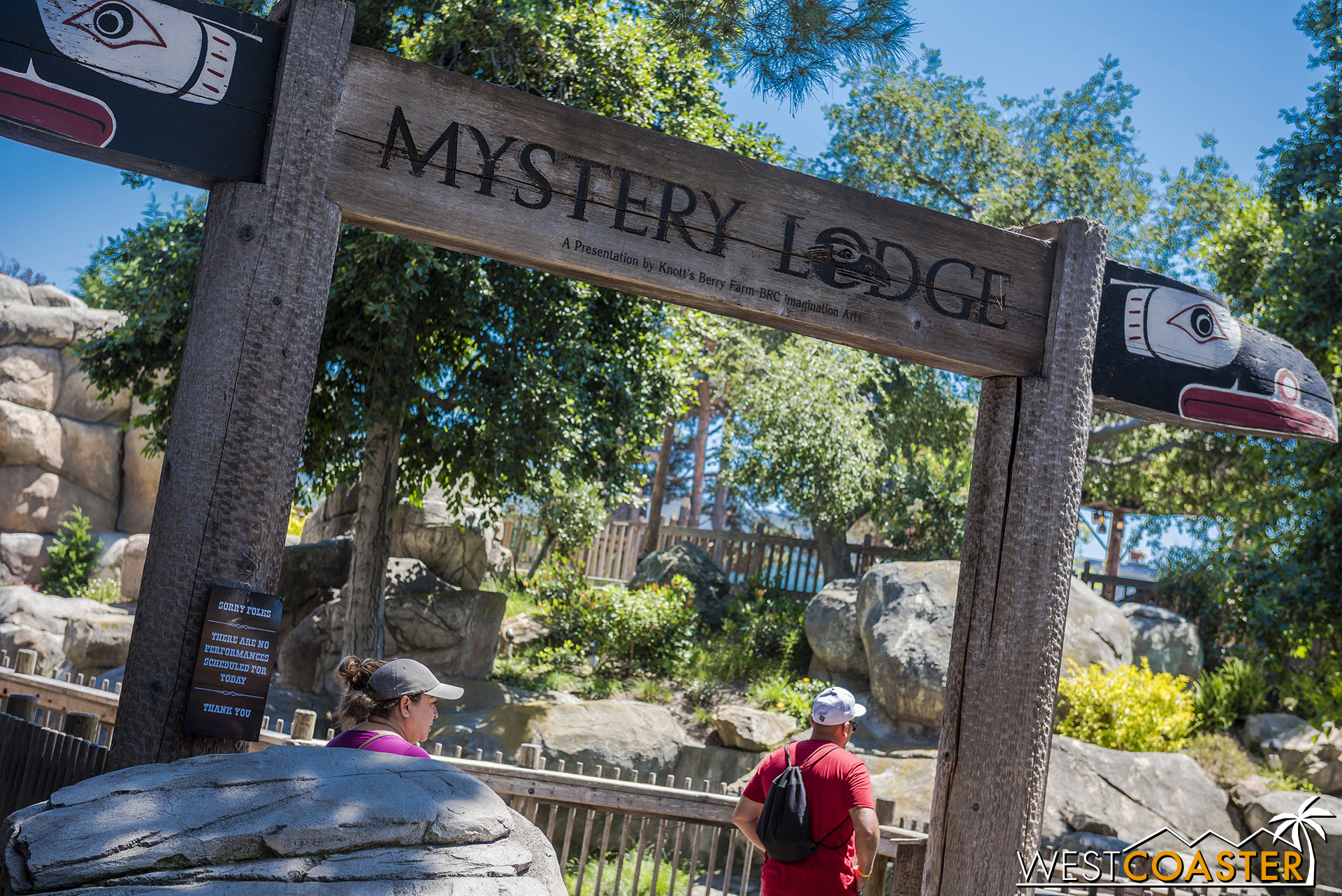  Speaking of mysterious things… Mystery Lodge has been closed indefinitely all summer.  Could it become the site of the new fort that the U.S. Cavalry is looking to build? 