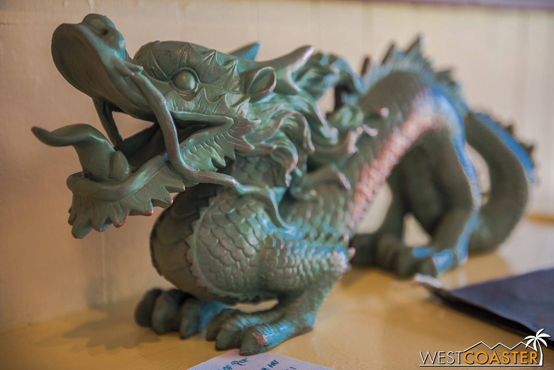  it’s become a bit of a scavenger hunt to find out where to place the jade dragon, Pop Wing Lee’s most prized possession. 