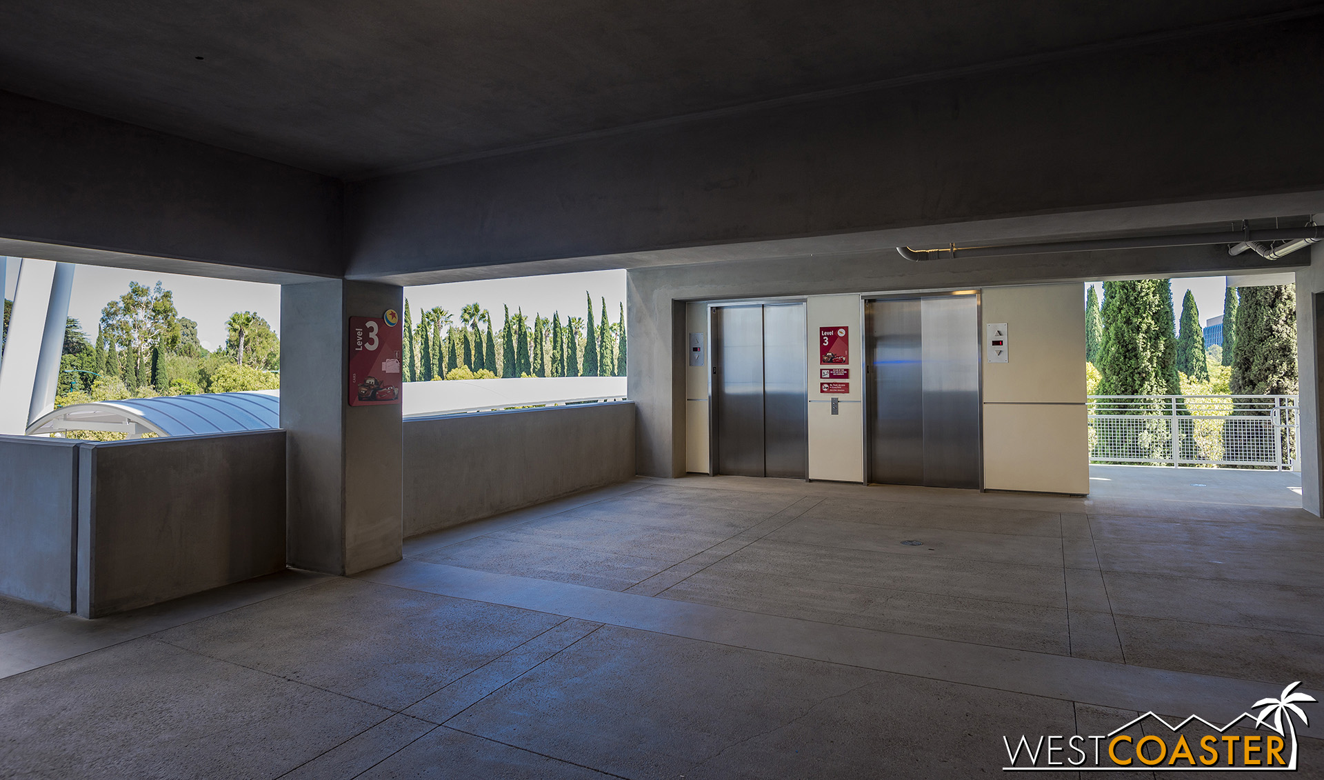  One positive: the new parking structure has a lot more elevators! 