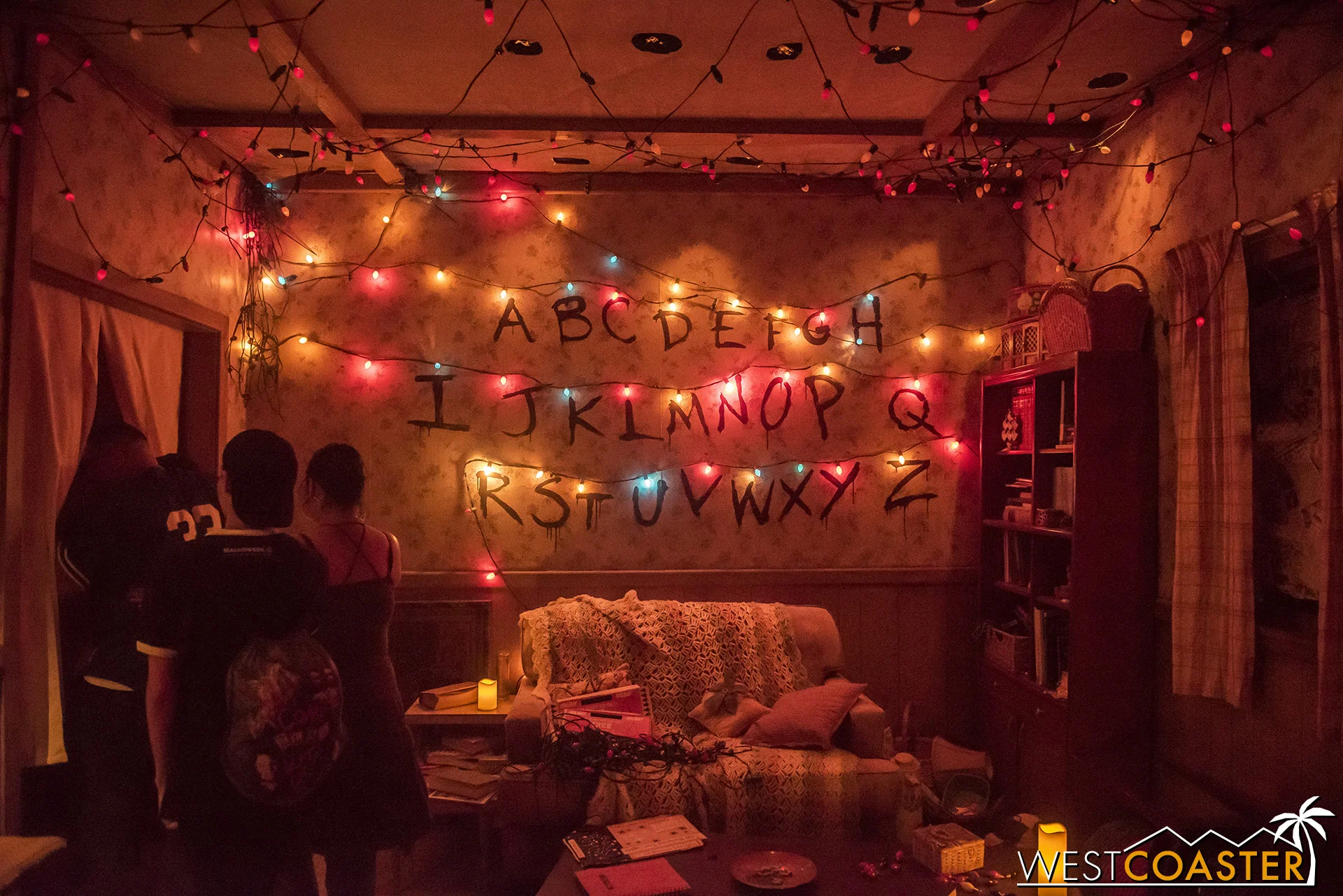 Of course, the Byers living room would be recreated in this maze. It also doubled as an unofficial photo op for many guests.
