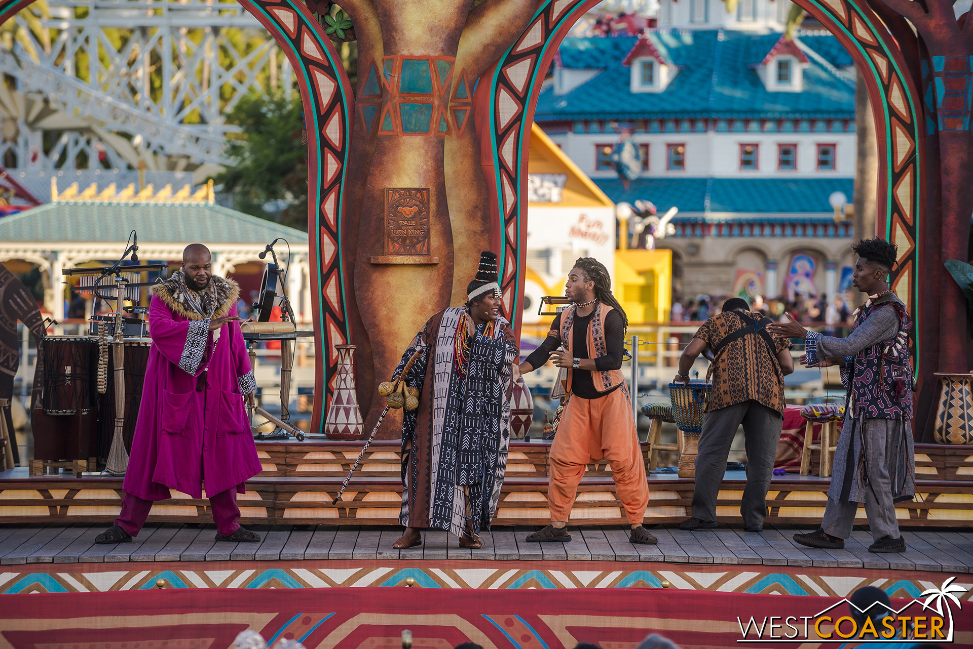 It’s similar to the mini-show’s the park has done for movies like Coco.