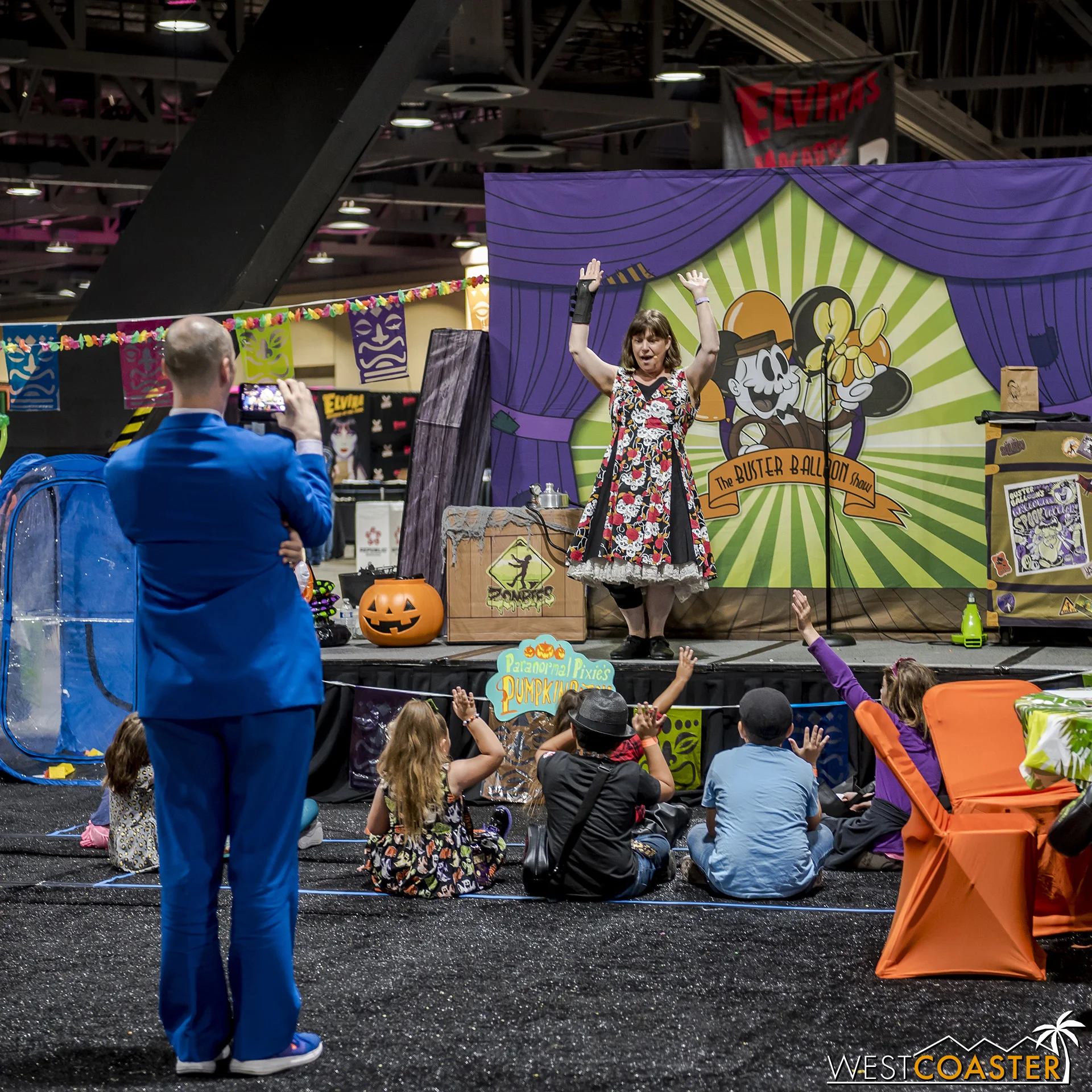 Paranormal Pixie’s Pumpkin Patch featured a selection of kid-friendly entertainment.