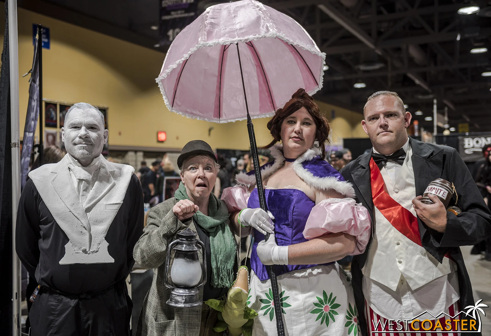 This Haunted Mansion quartet was among many celebrating the Haunted Mansion 50th Anniversary in style!