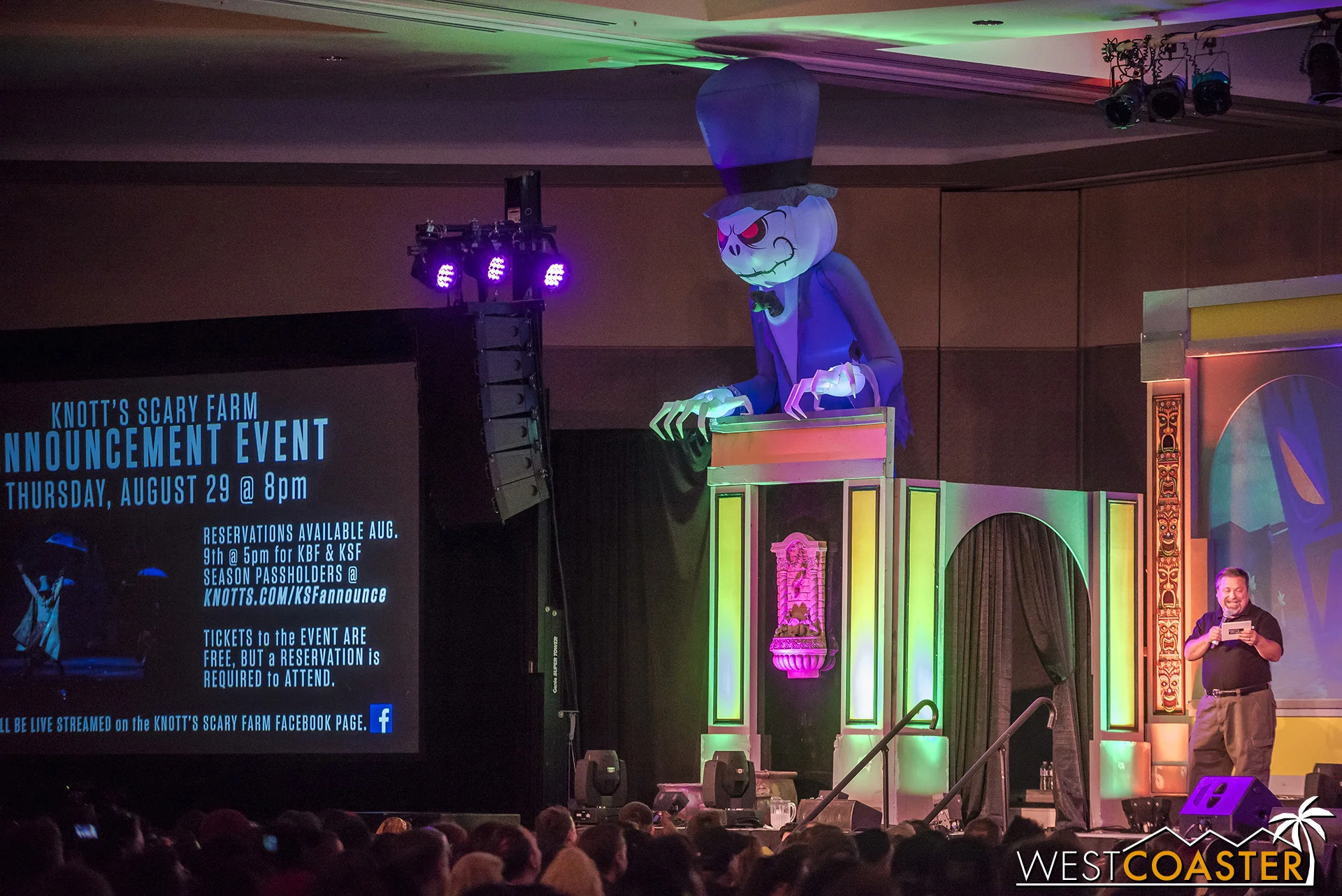 Jeff Tucker was once again Scary Farm’s chief of ceremonies.