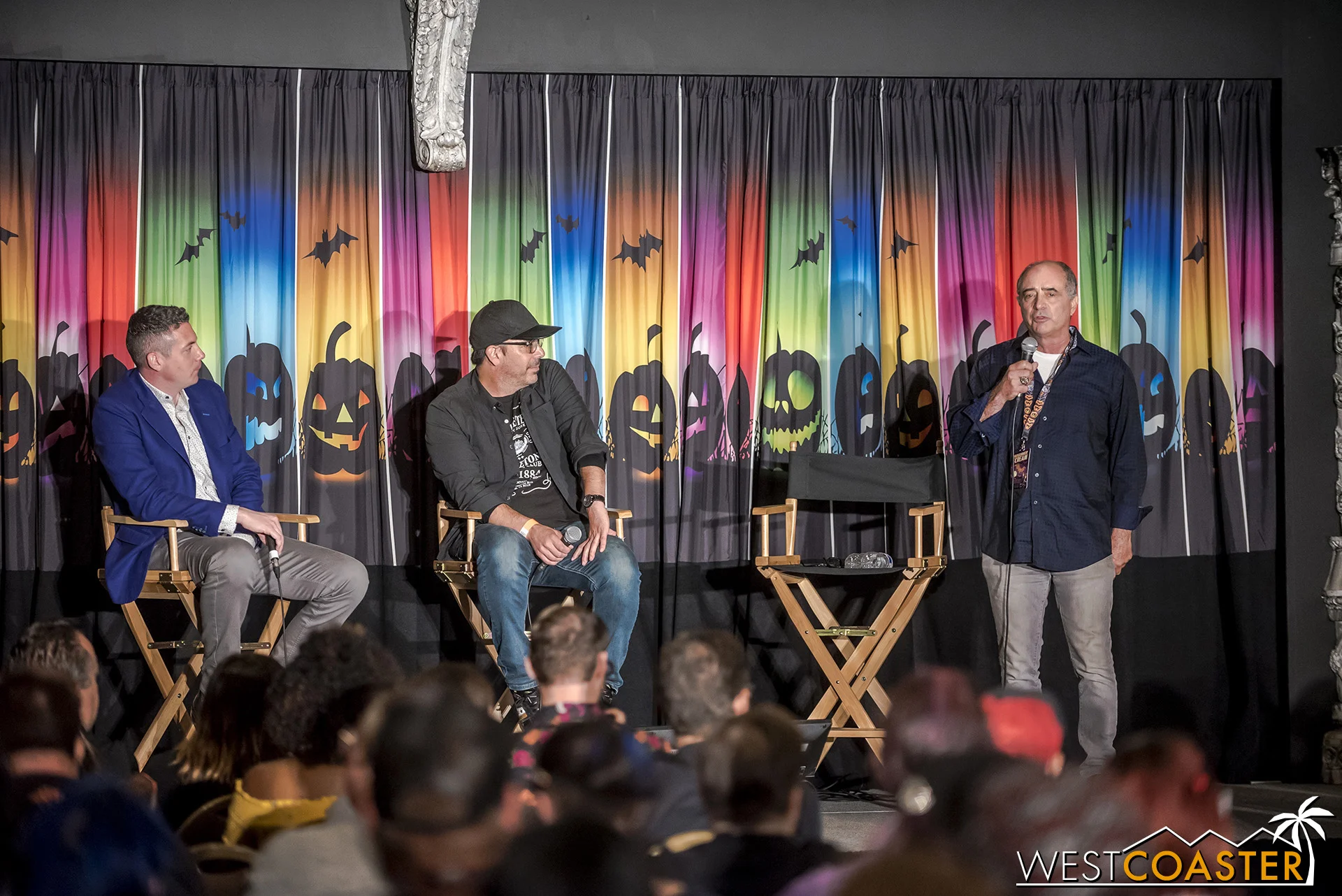 They were joined by Philippe Bergerron a little later in the panel to discuss the new 3D projection mapping show on the house exterior.