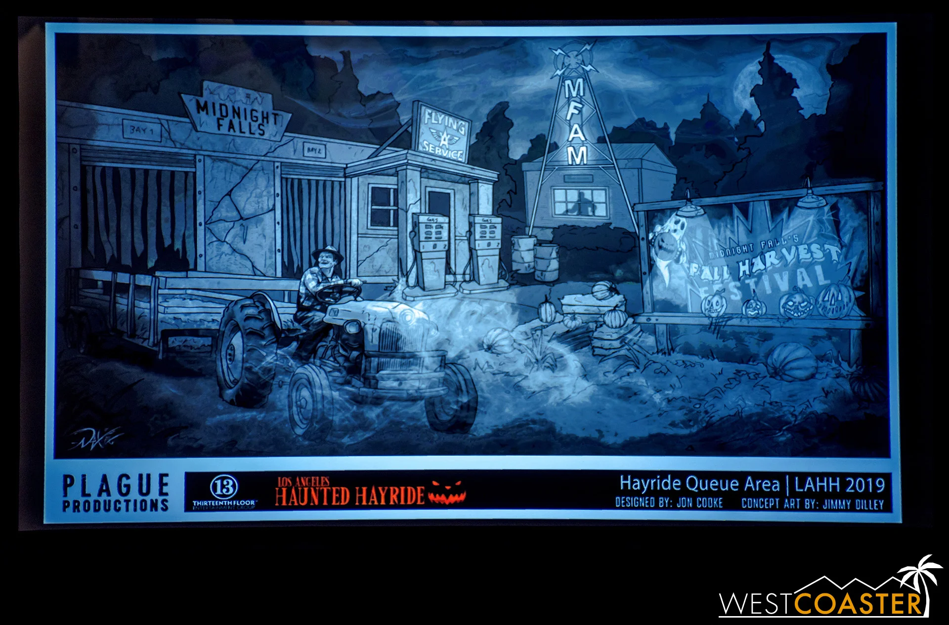 Some of the concept art for this year’s L.A. Haunted Hayride.