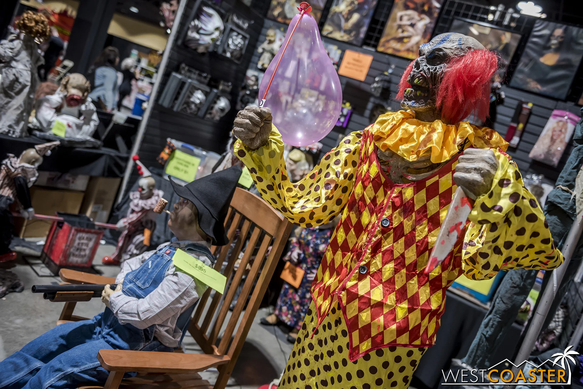 Looking for gory props? Midsummer Scream had plenty of them.