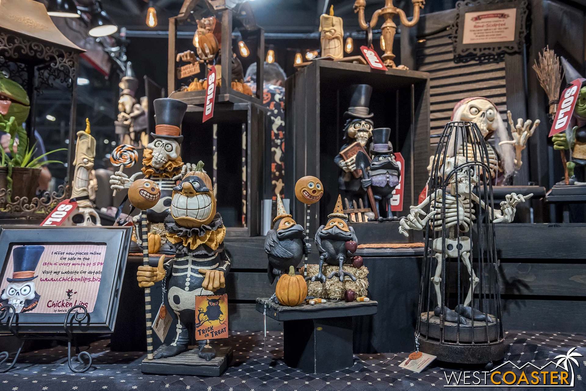 There were so many fun and creative Halloween decorations and theming bits for sale.