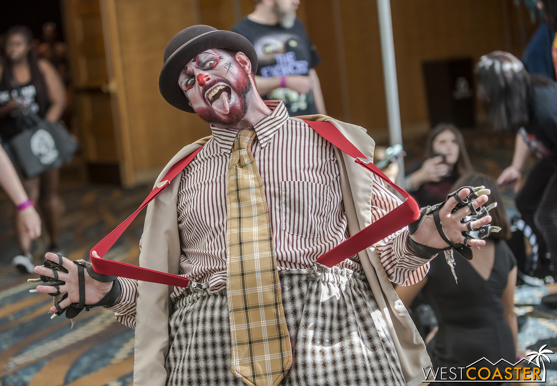 Great pose, clown!