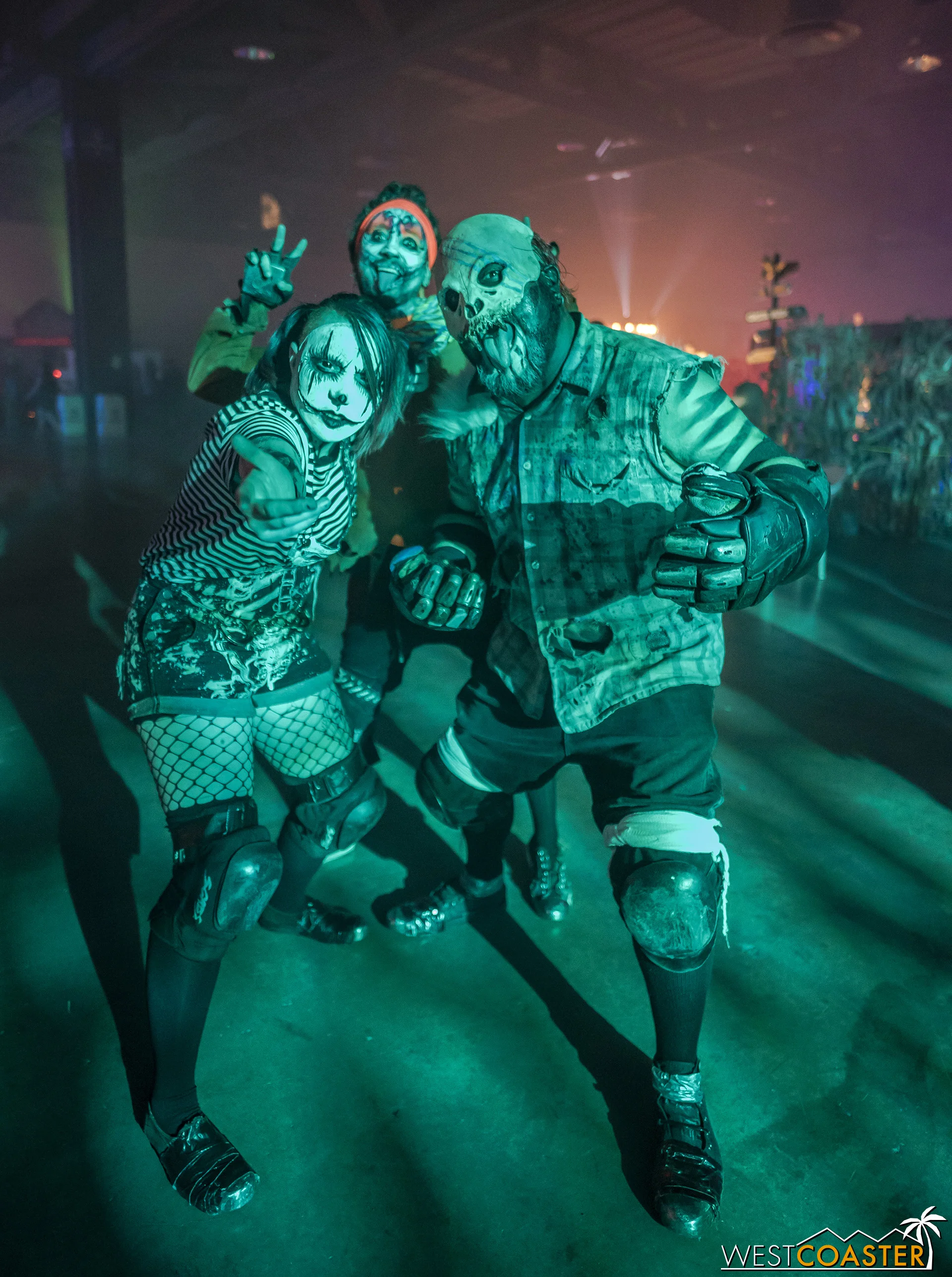 There were lots of monsters guests might recognize from some popular haunts around Southern California.