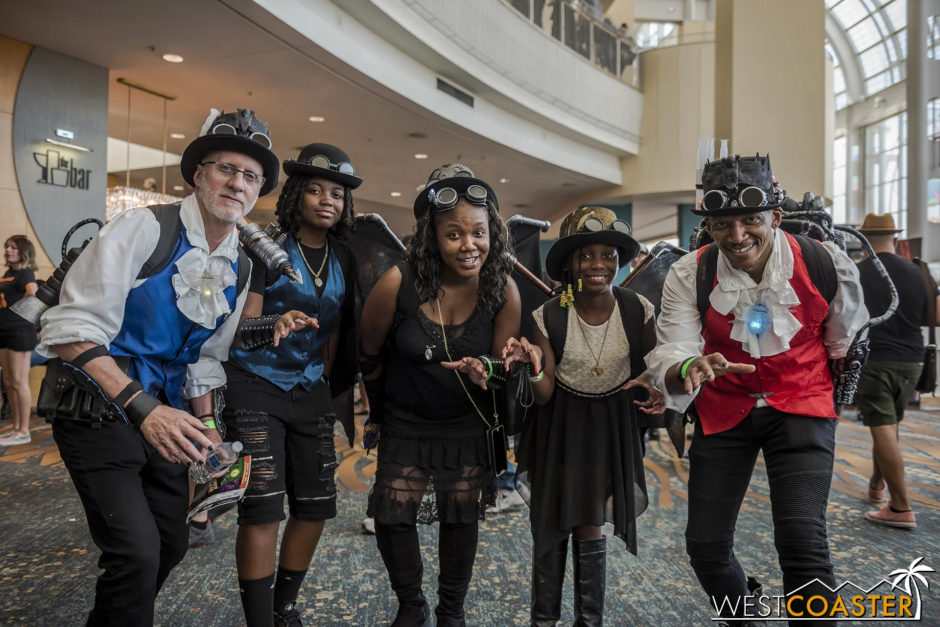 The family who costumes together cares together.